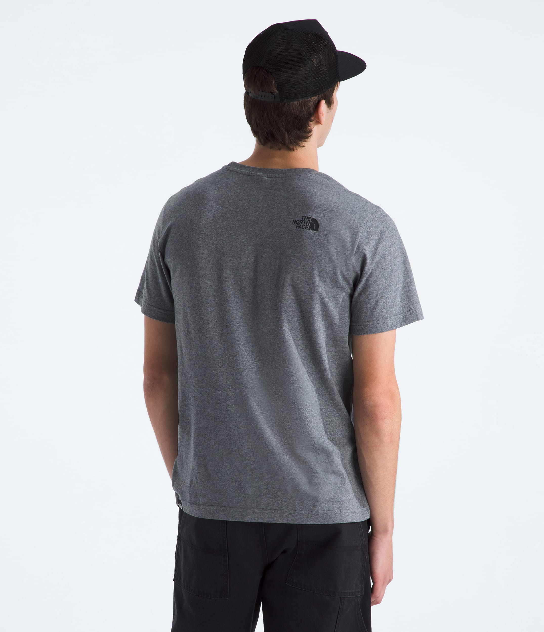 Mens ShortSleeve Simple Dome Tee TNF BACK