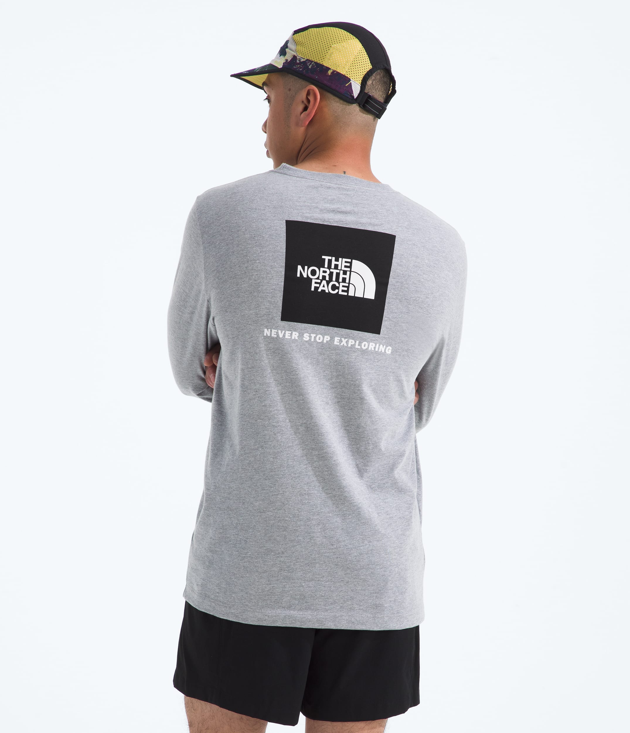 Mens Evolution Box NSE Regular LongSleeve Tee TNF HERO