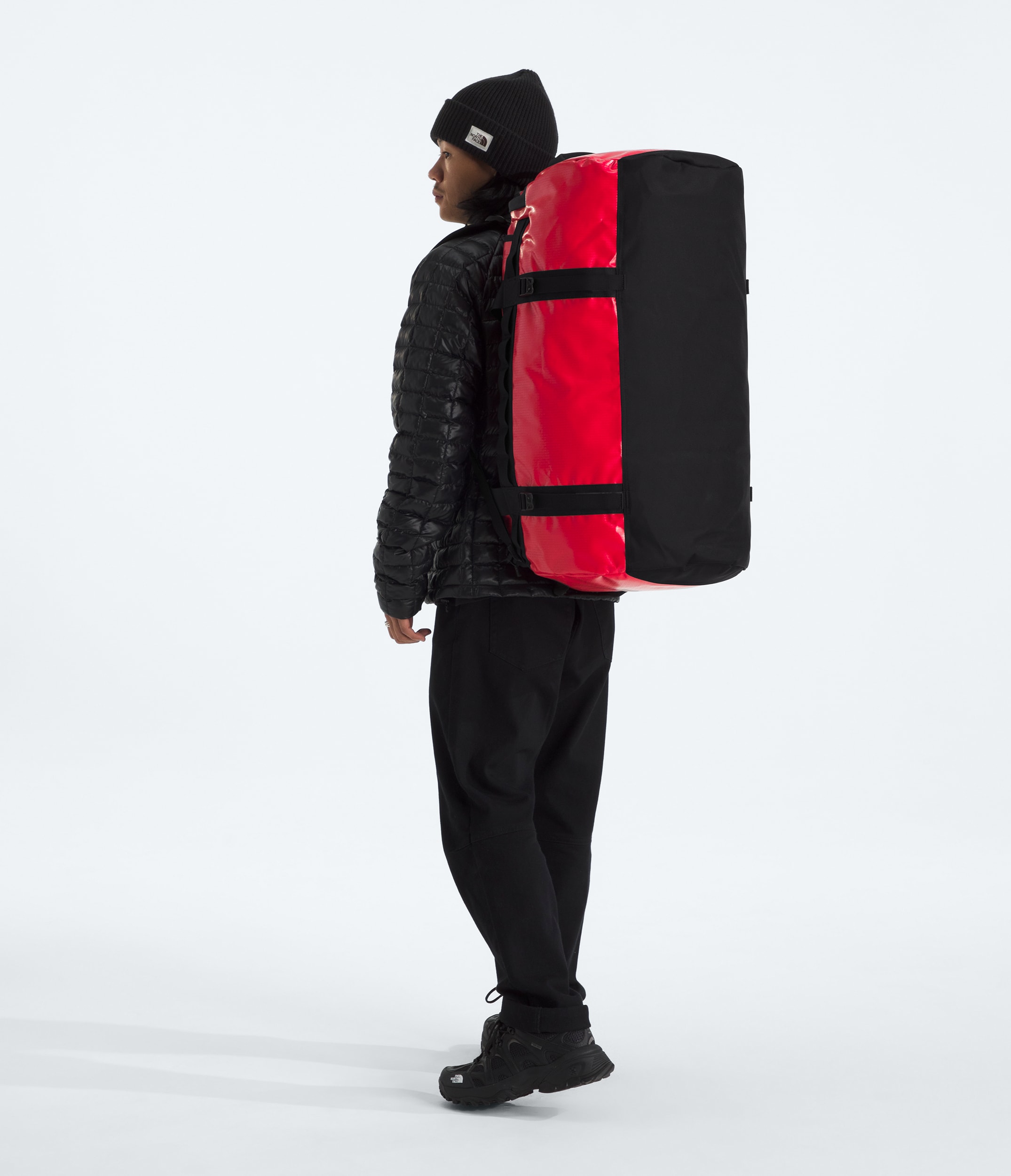 Base Camp DuffelL TNF TNF RedTNF Black MODELBACK