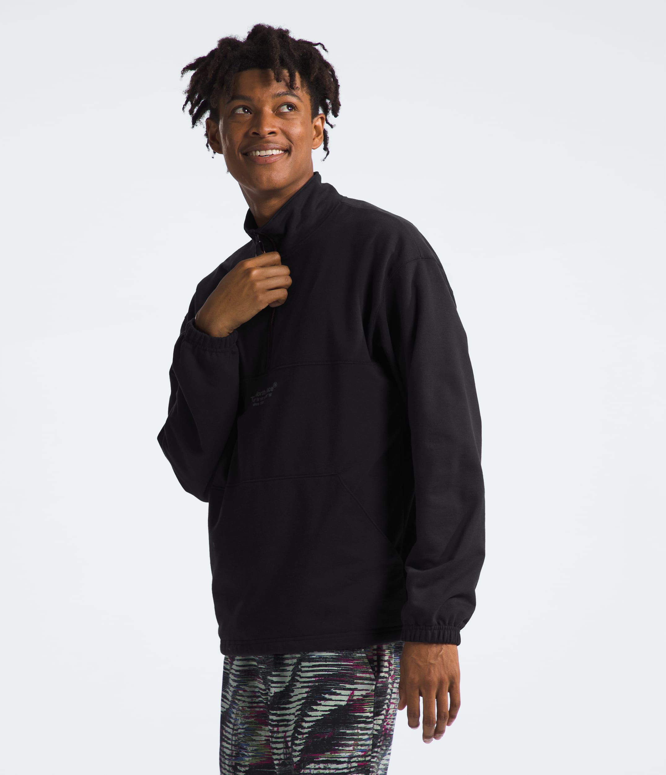 Mens AXYS Zip Fleece TNF MODEL34