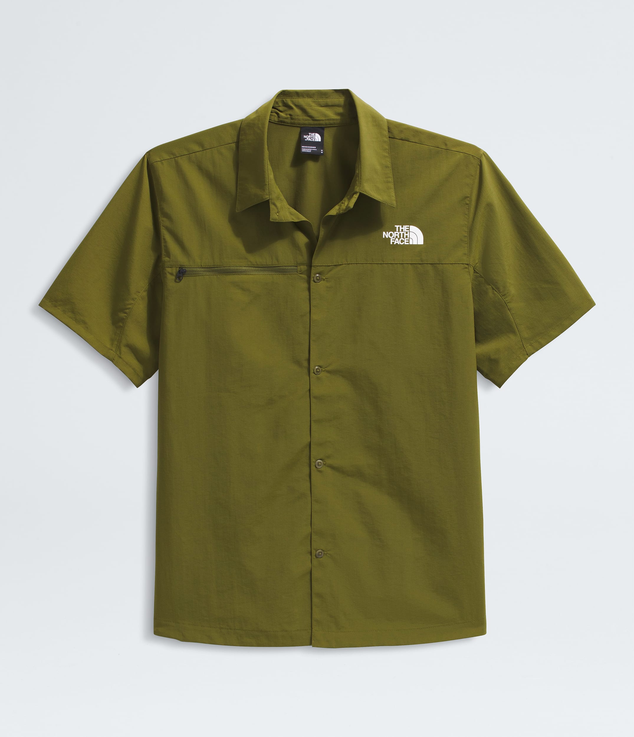 Mens Packable ShortSleeve Shirt TNF ALTFRONT