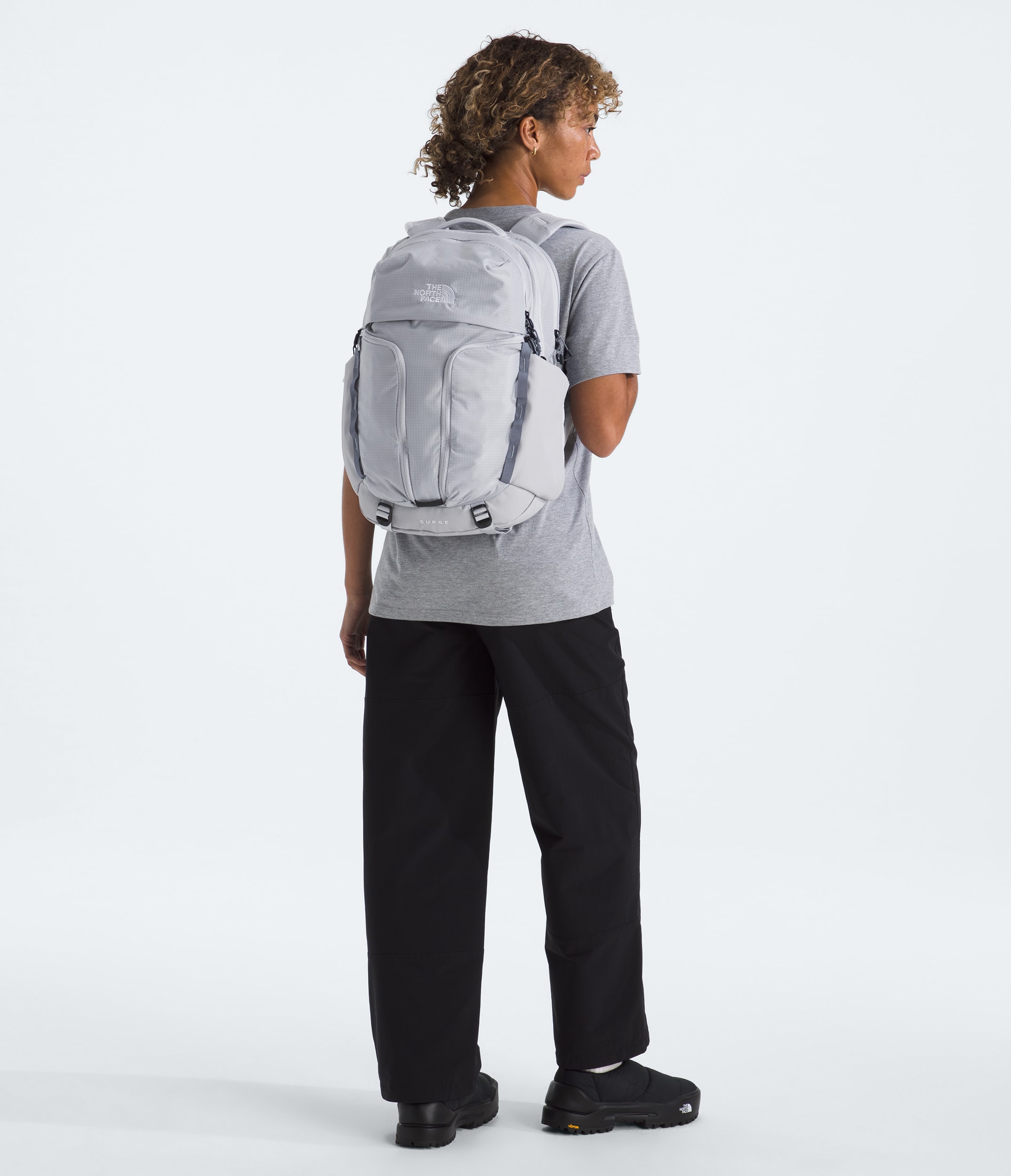 Womens Surge Backpack TNF Blue FlaxTwilight Galaxy MODELBACK