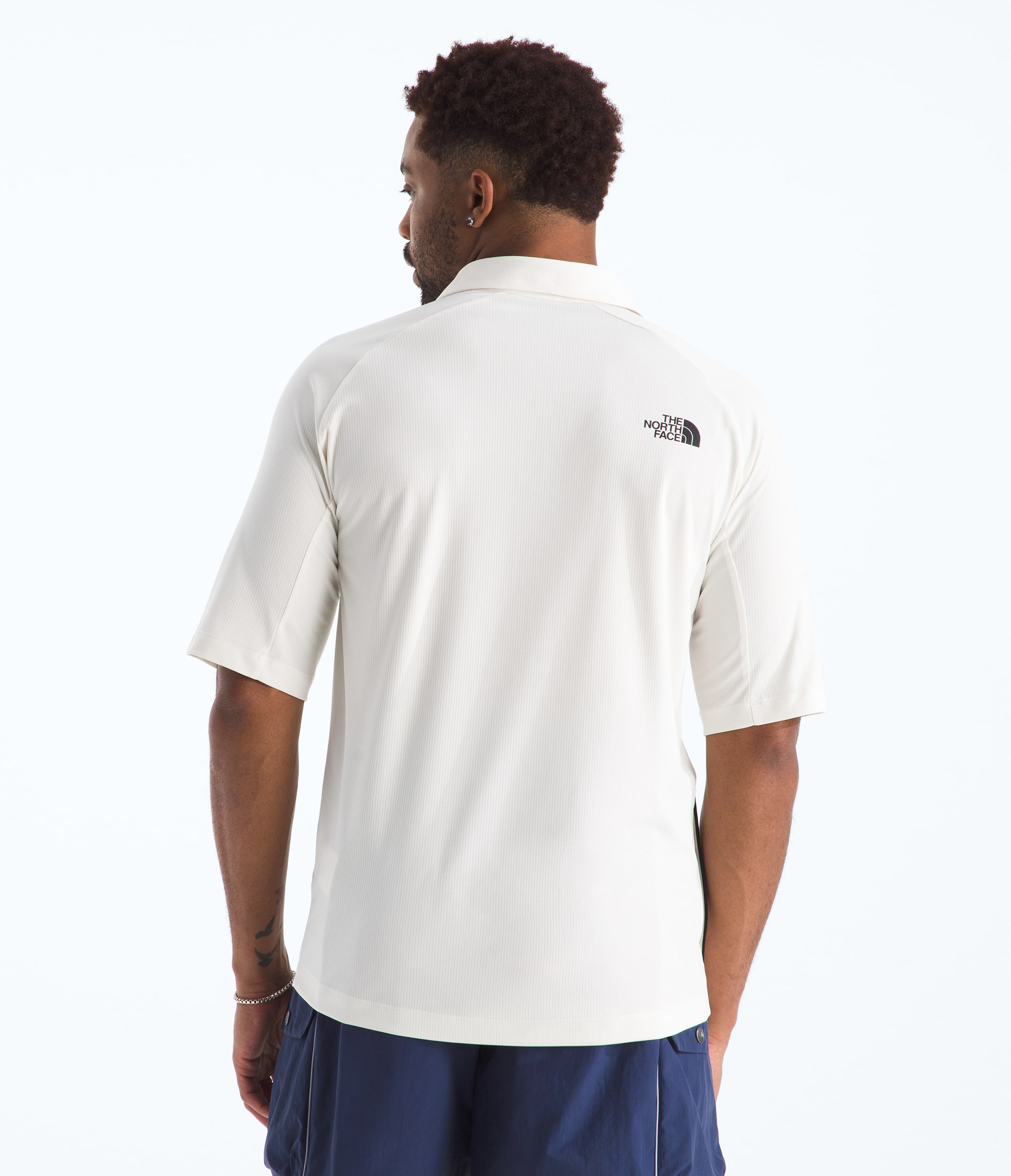 Mens LIGHTRANGE Packable Polo Shirt TNF BACK