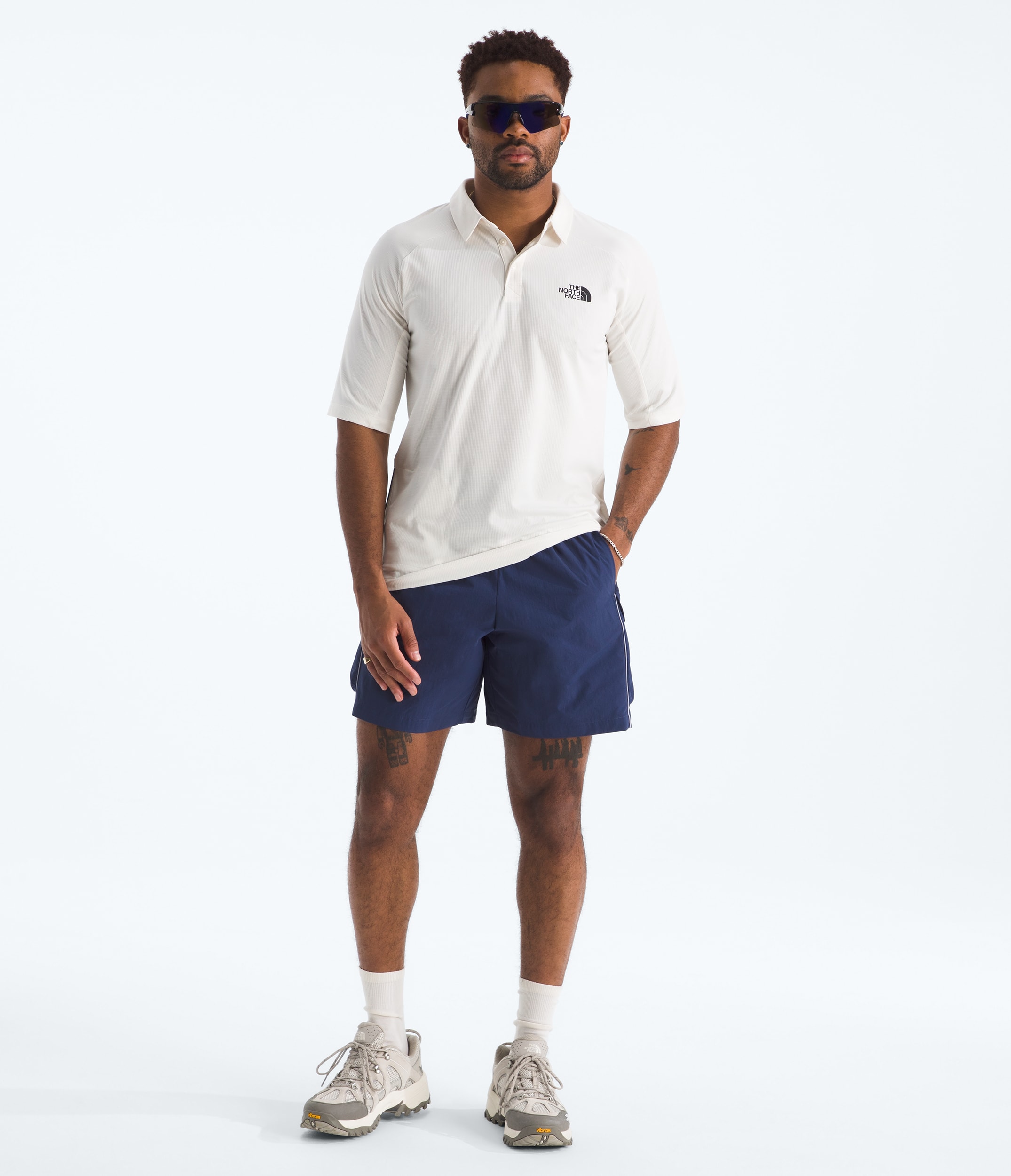 Mens LIGHTRANGE Packable Polo Shirt TNF HERO2