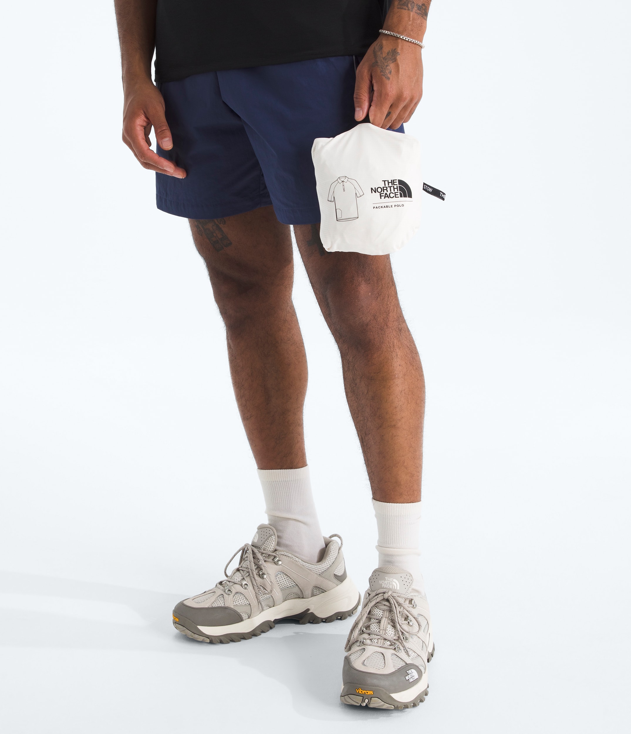 Mens LIGHTRANGE Packable Polo Shirt TNF MODELALT6