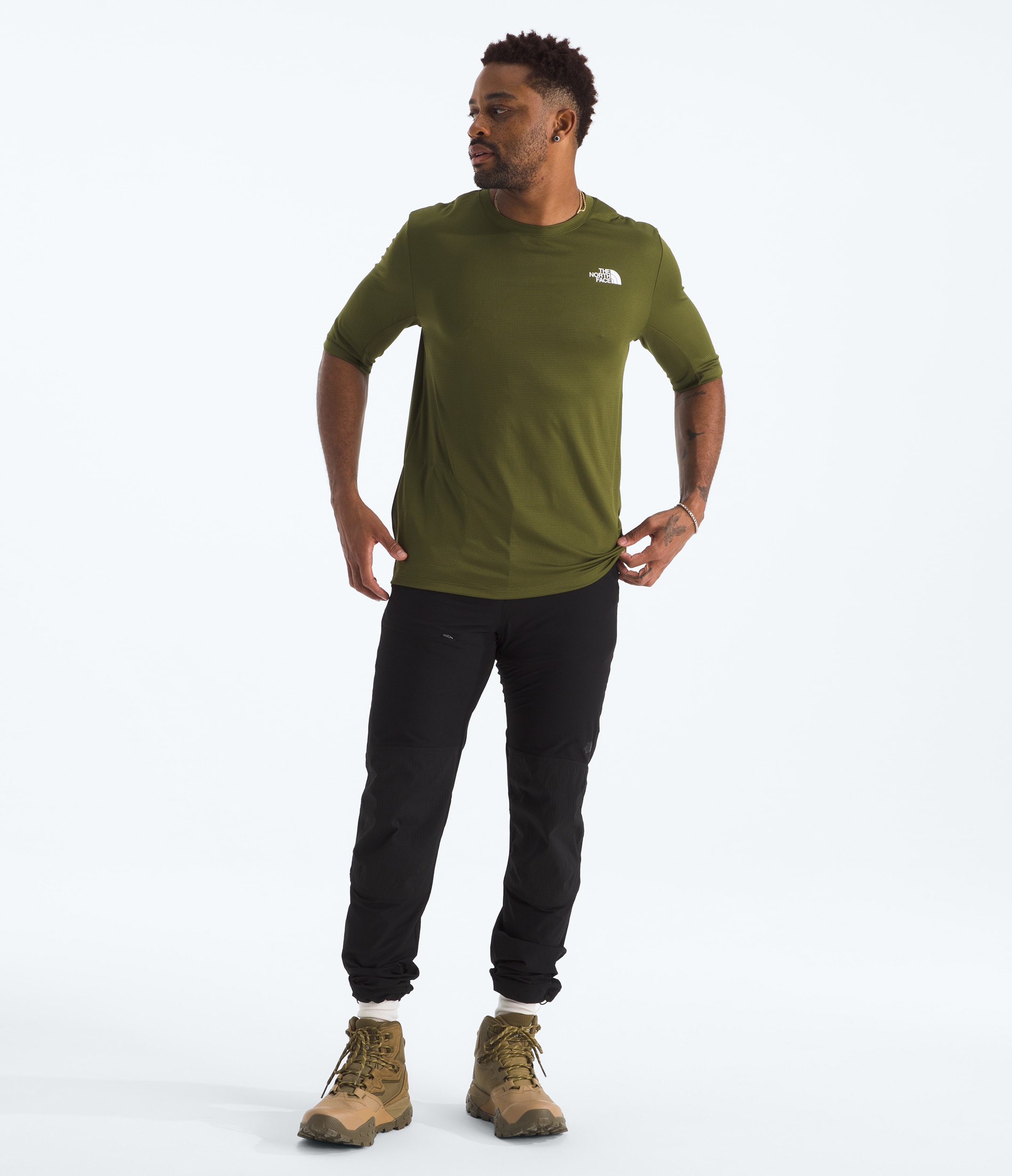 Mens LIGHTRANGE Packable ShortSleeve Tee TNF HERO2