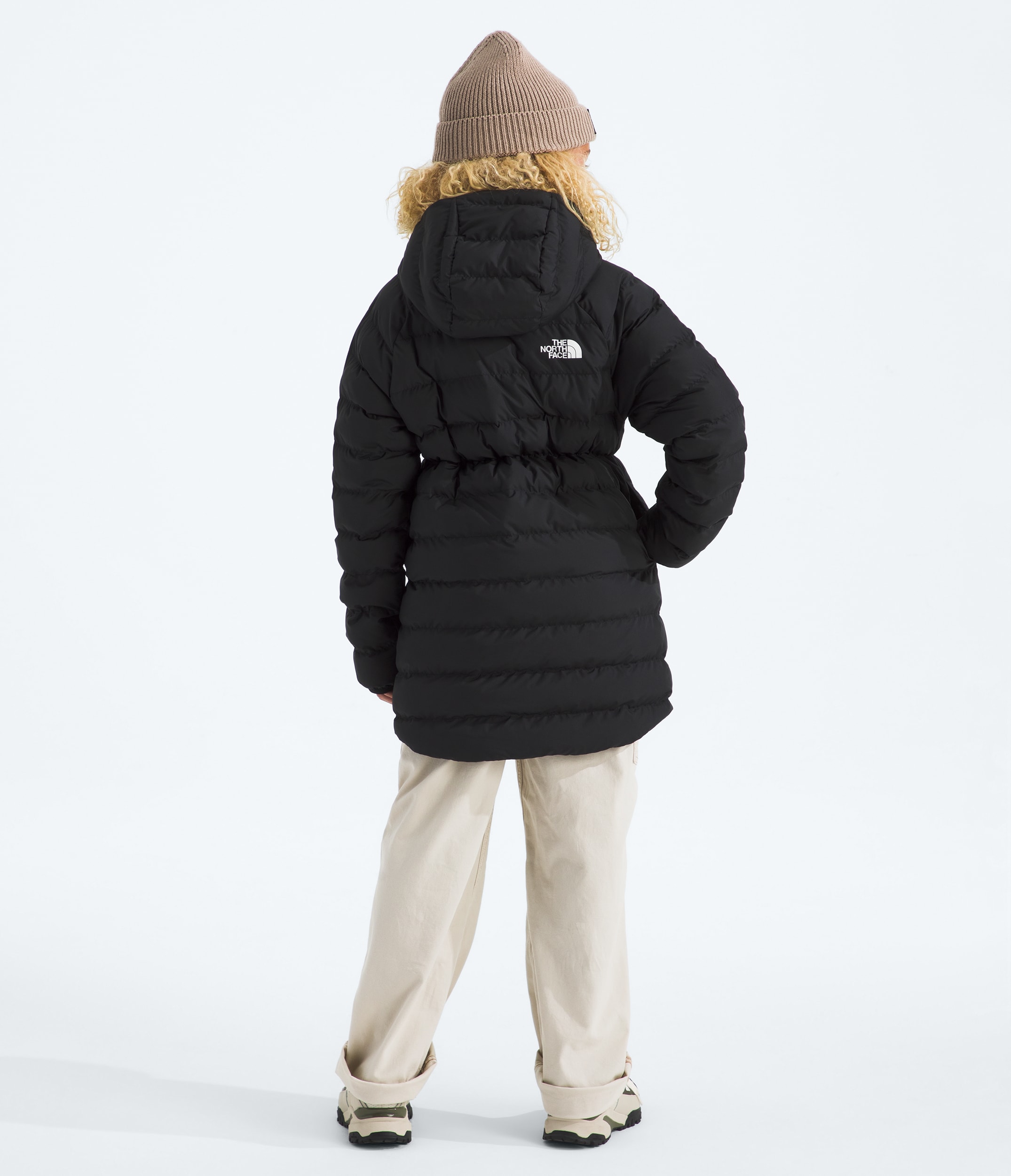 Girls Reversible Perrito Parka TNF BACK