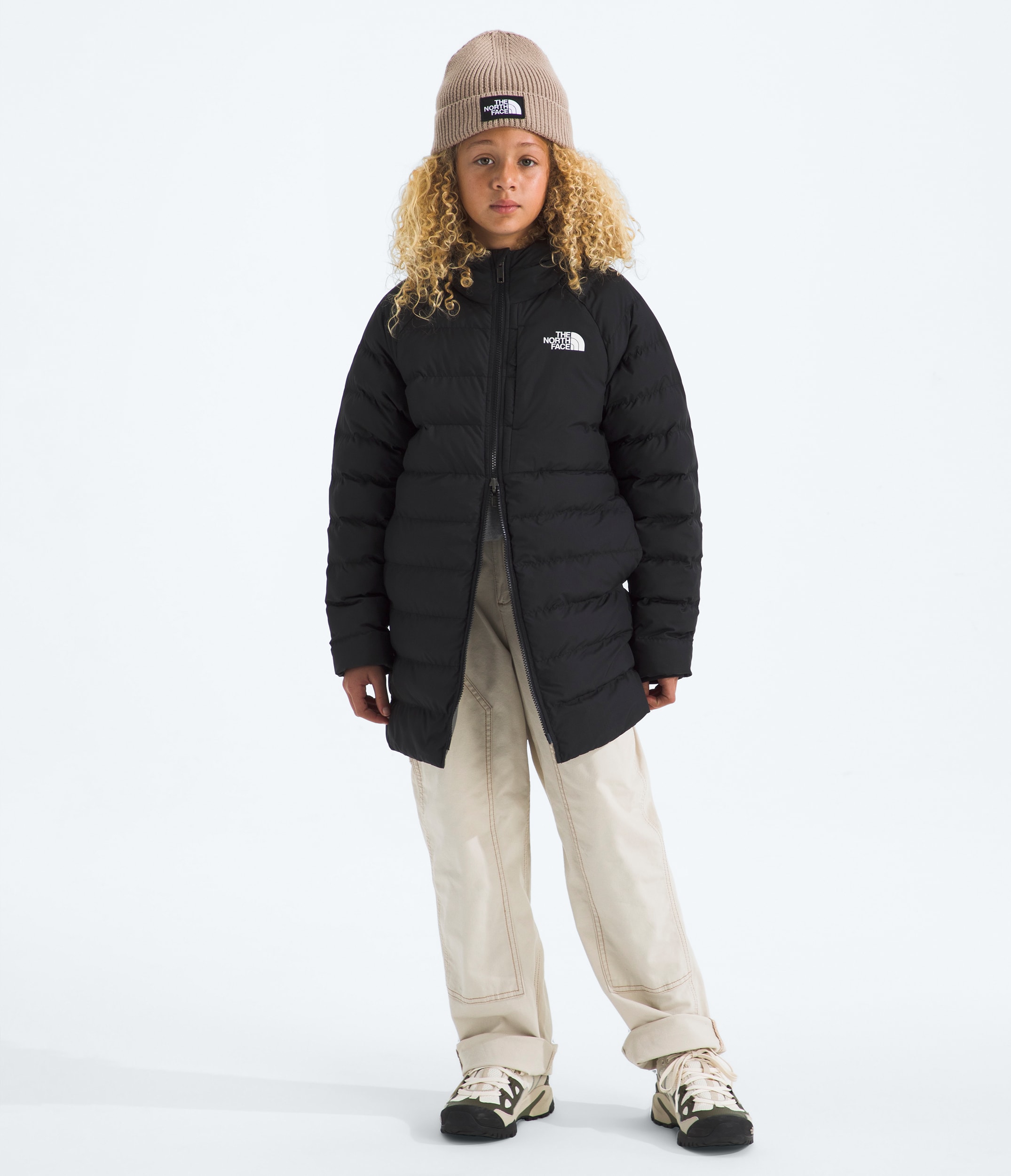 Girls Reversible Perrito Parka TNF Main