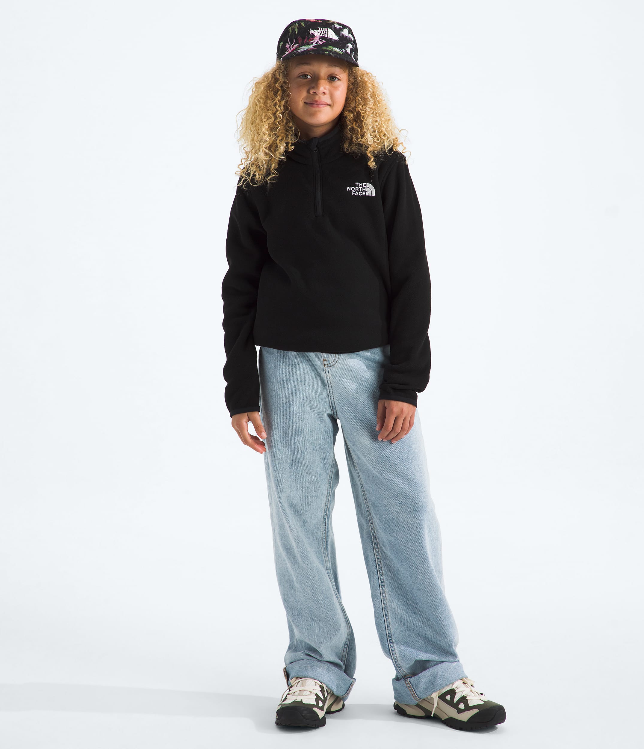 Boys  Girls Glacier Zip Pullover TNF HERO3