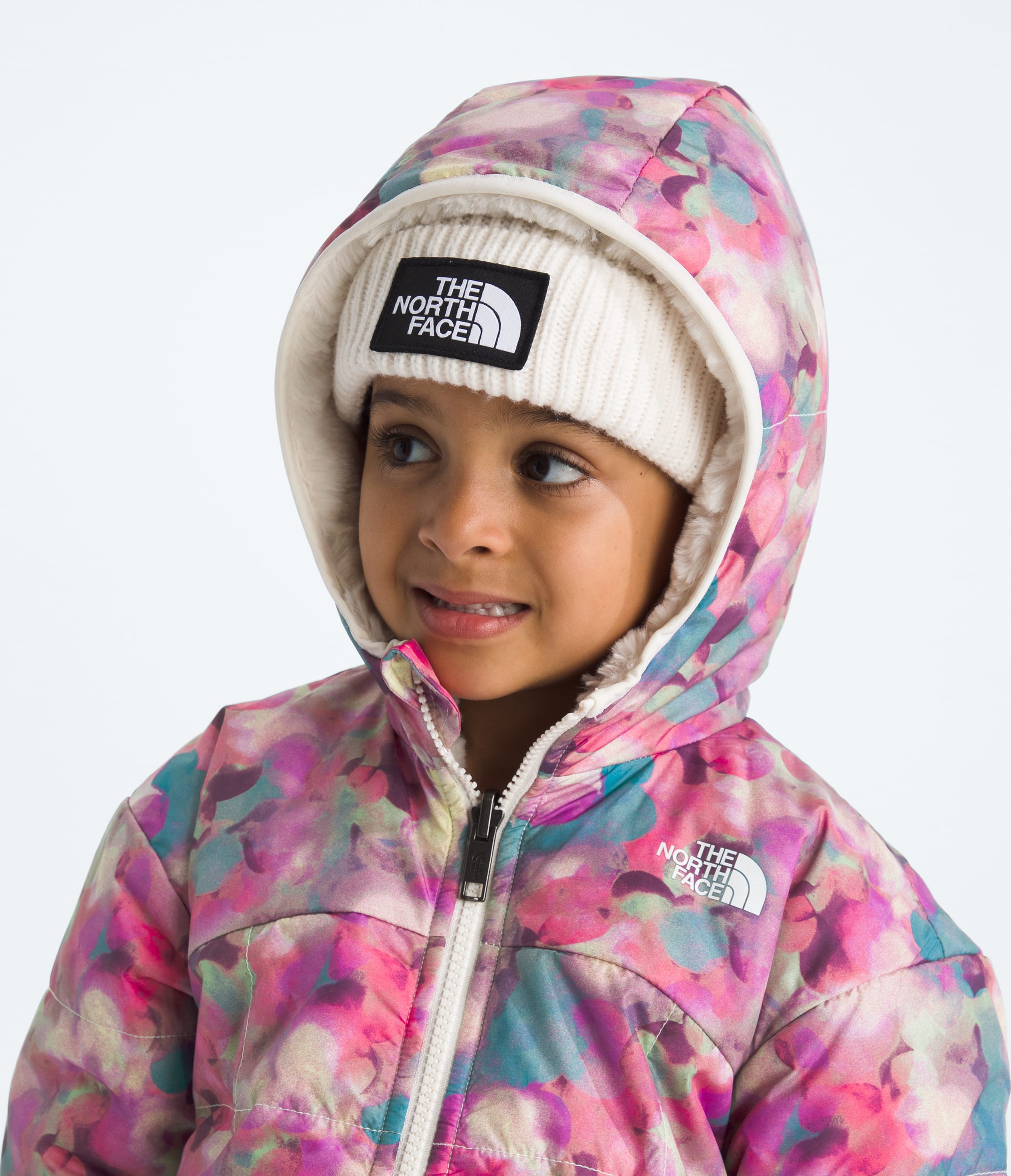 Girls Reversible Shasta FullZip Hooded JacketPrint TNF HERO