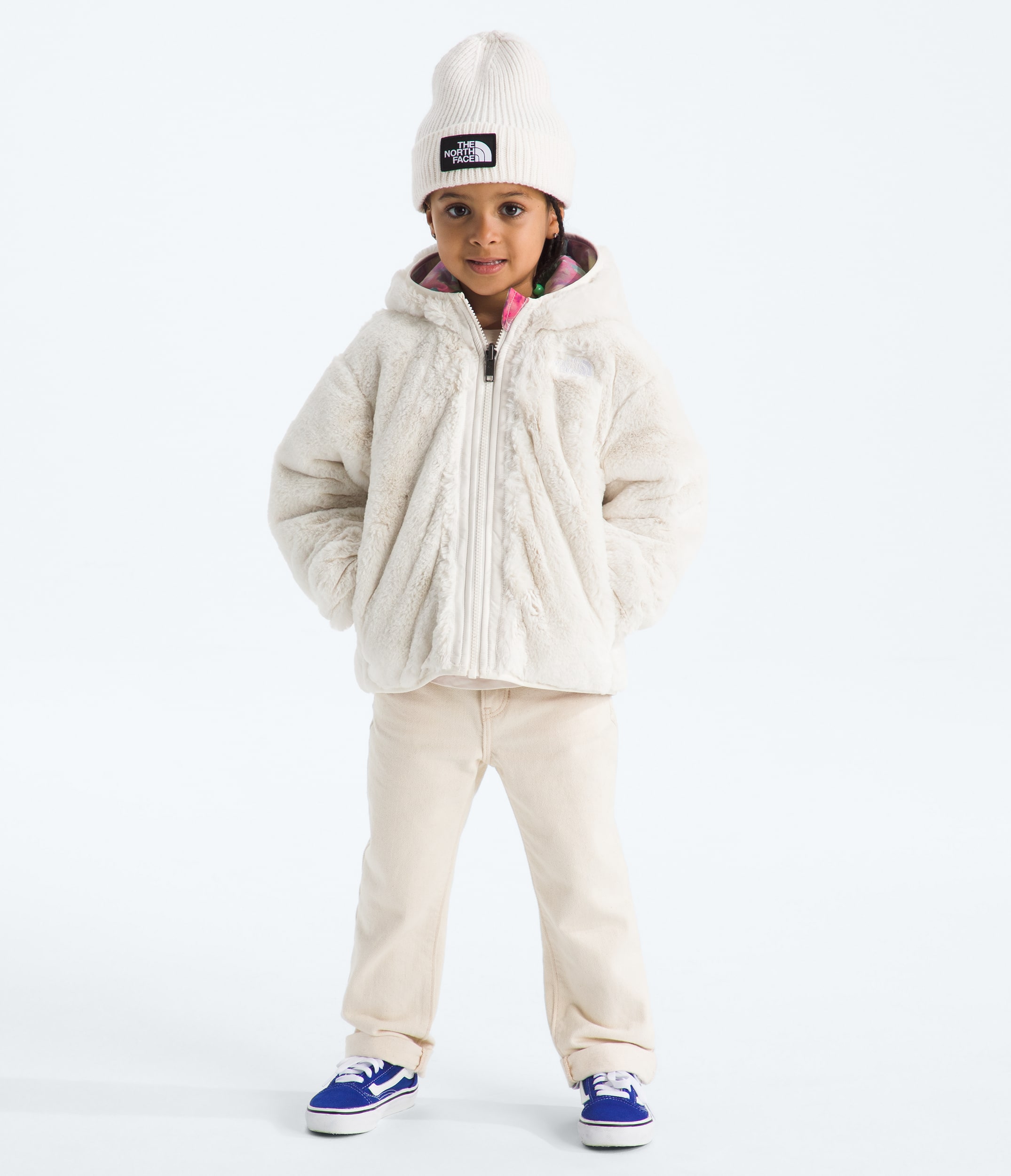 Girls Reversible Shasta FullZip Hooded JacketPrint TNF HEROREV