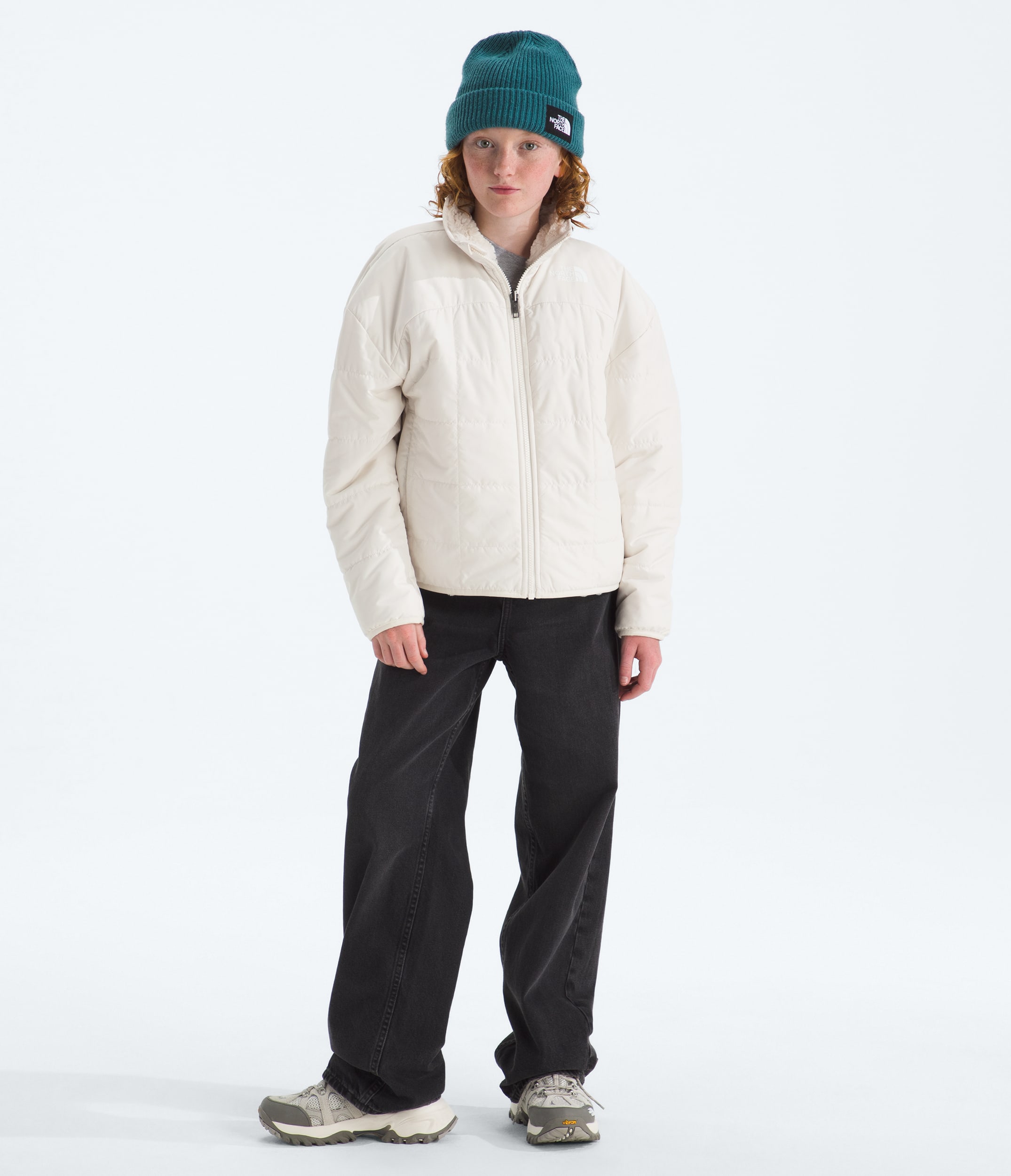 Veste rversible Shasta  fermeture clair pour filles TNF HERO2