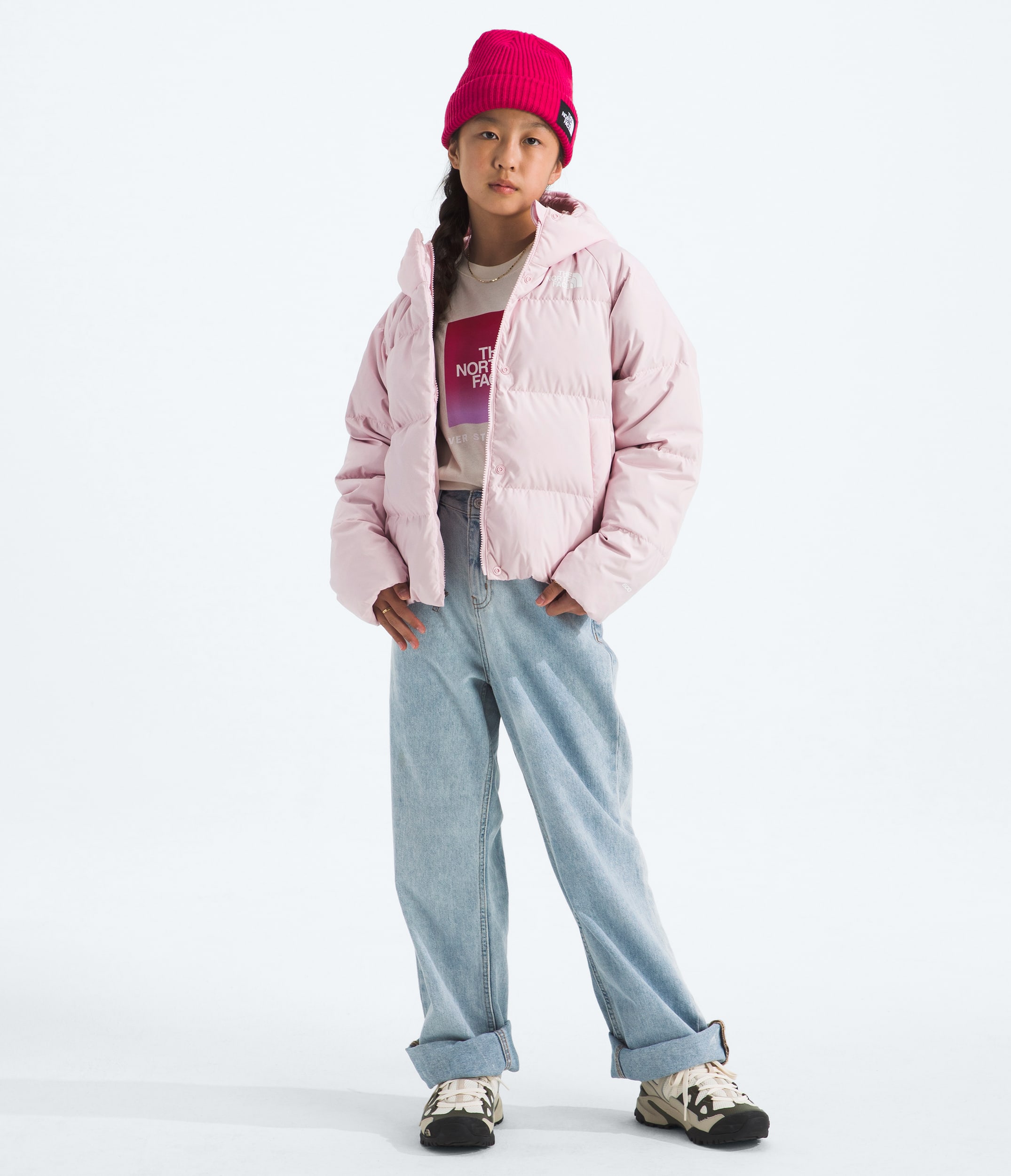 Girls North Down Hooded Jacket TNF HERO2