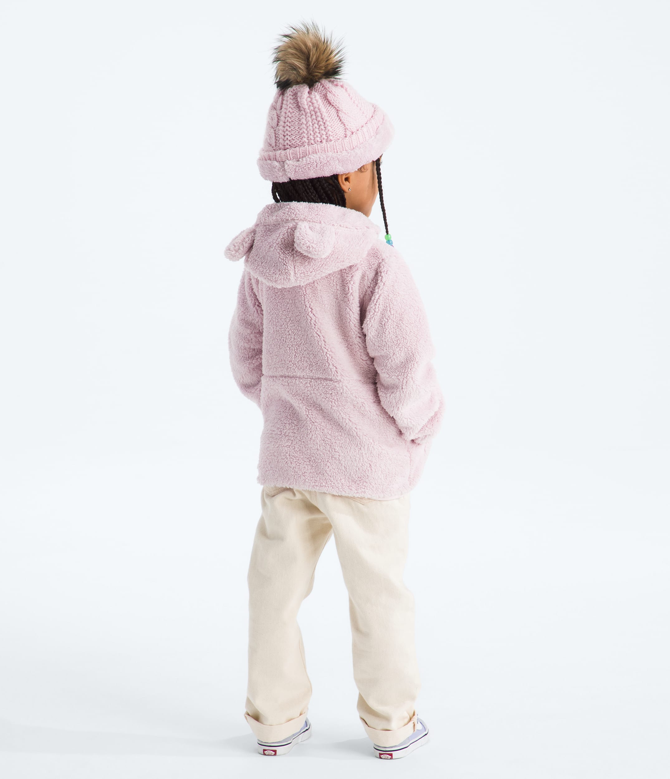 Chandail  capuche Campshire avec fermeture clair pour enfants TNF BACK