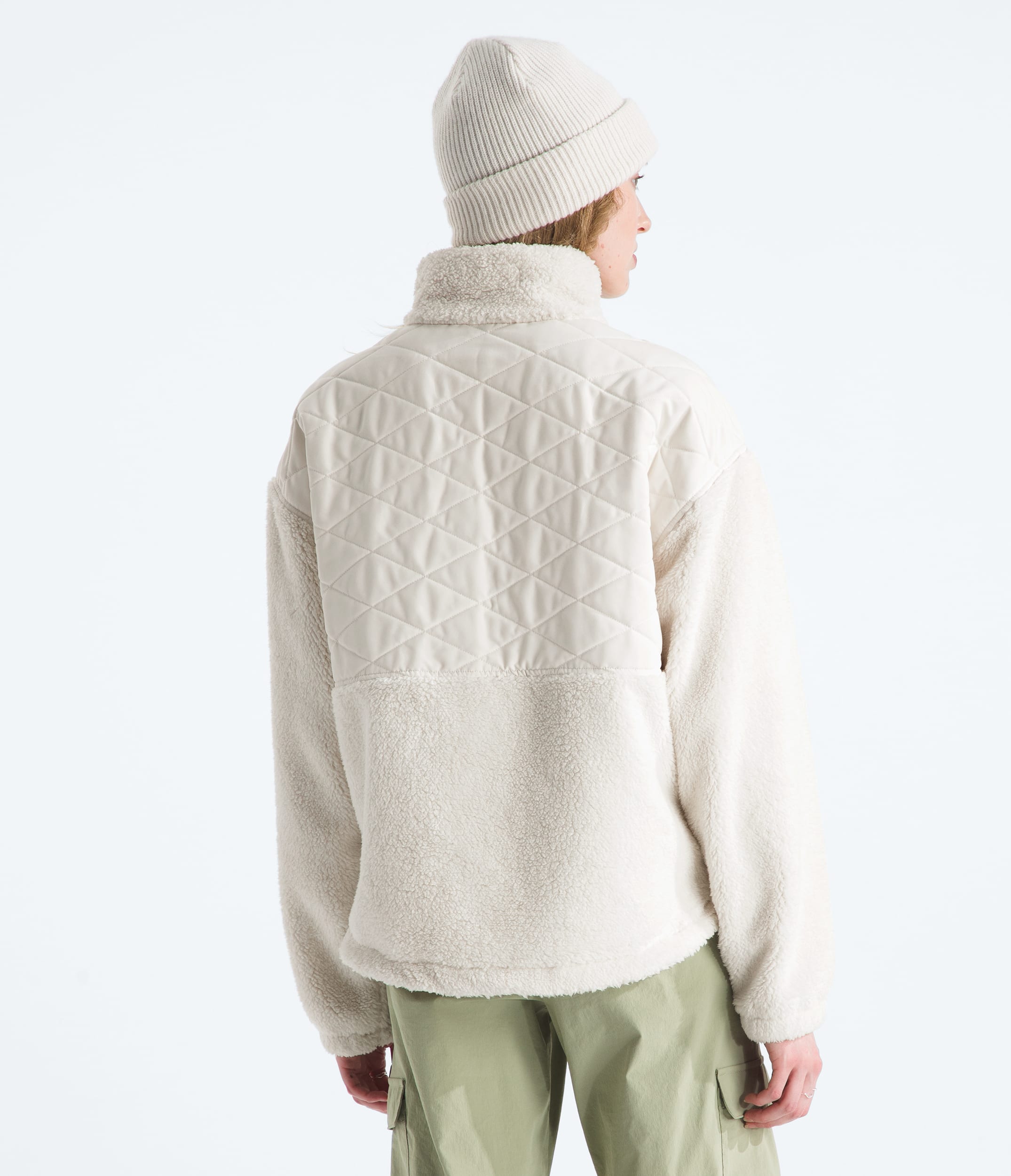 Womens Cabin Fleece FullZip TNF BACK