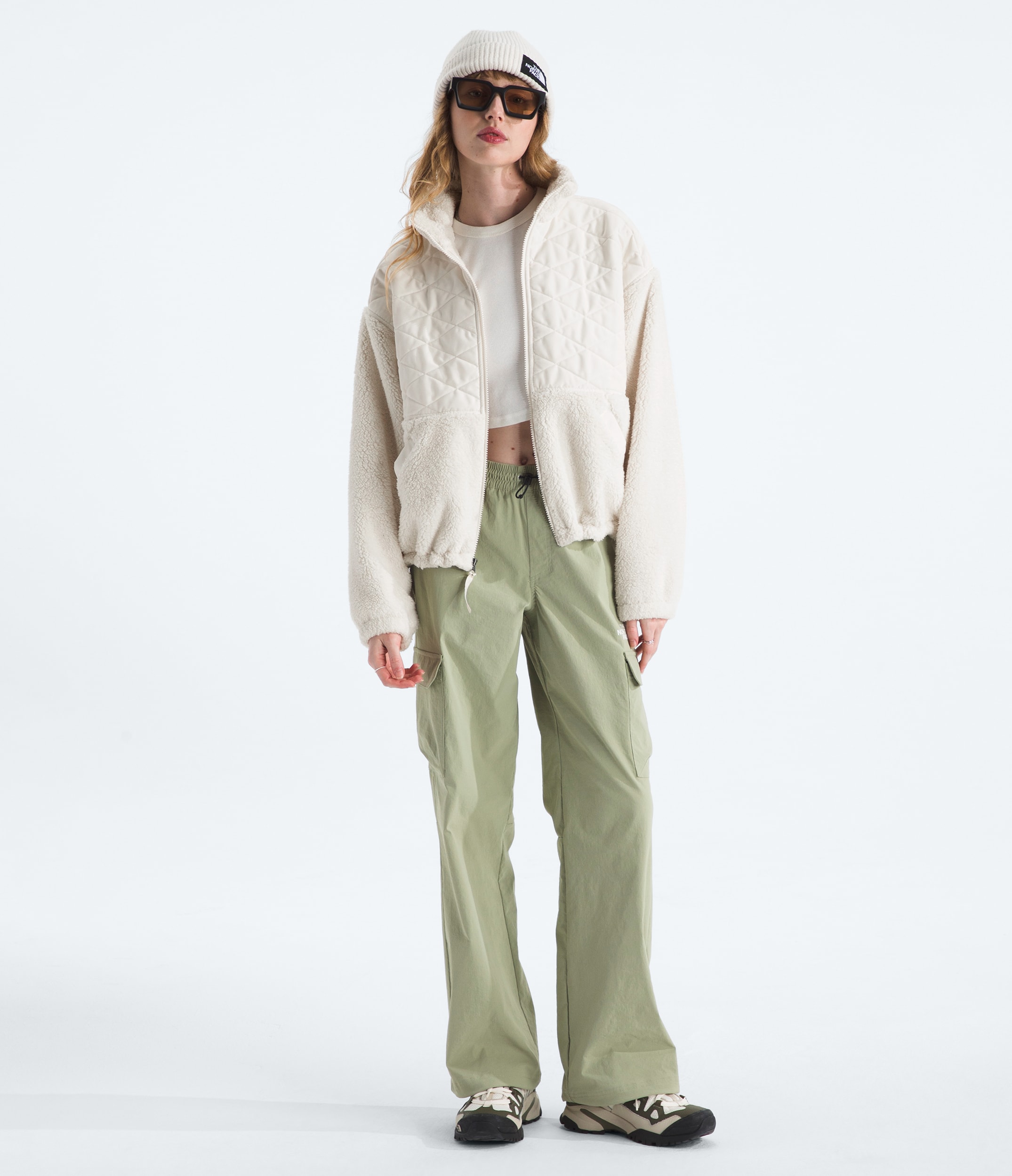 Womens Cabin Fleece FullZip TNF HERO2