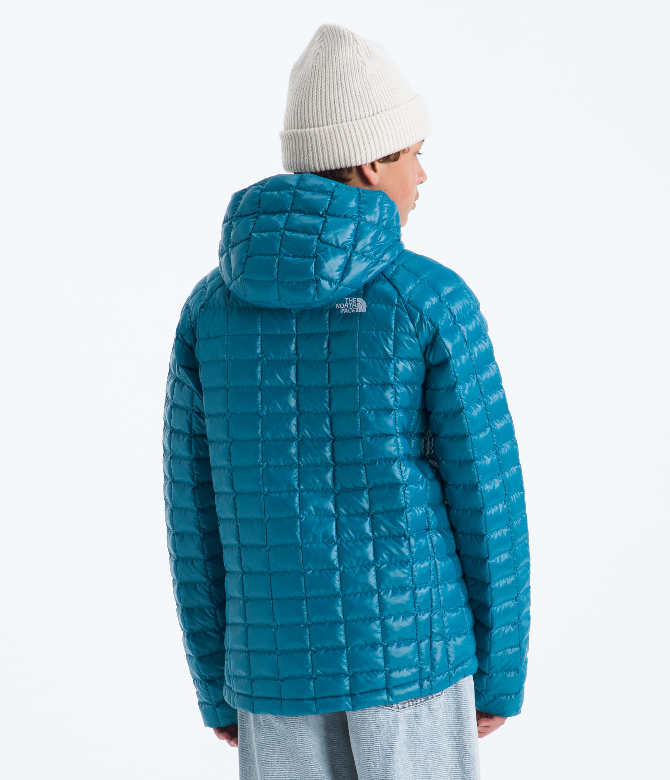 Boys  Girls THERMOBALL Hooded Jacket TNF BACK