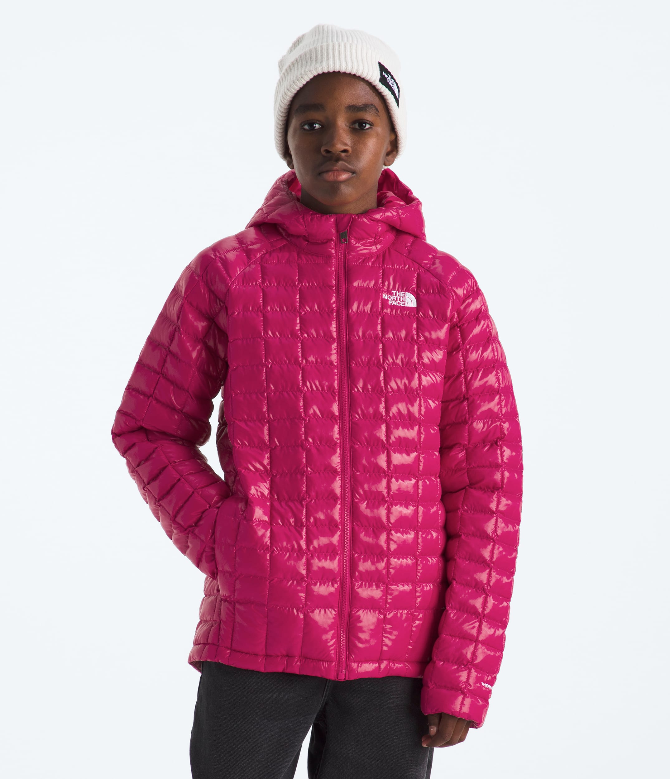 Manteau  capuchon THERMOBALL pour enfants TNF HERO3