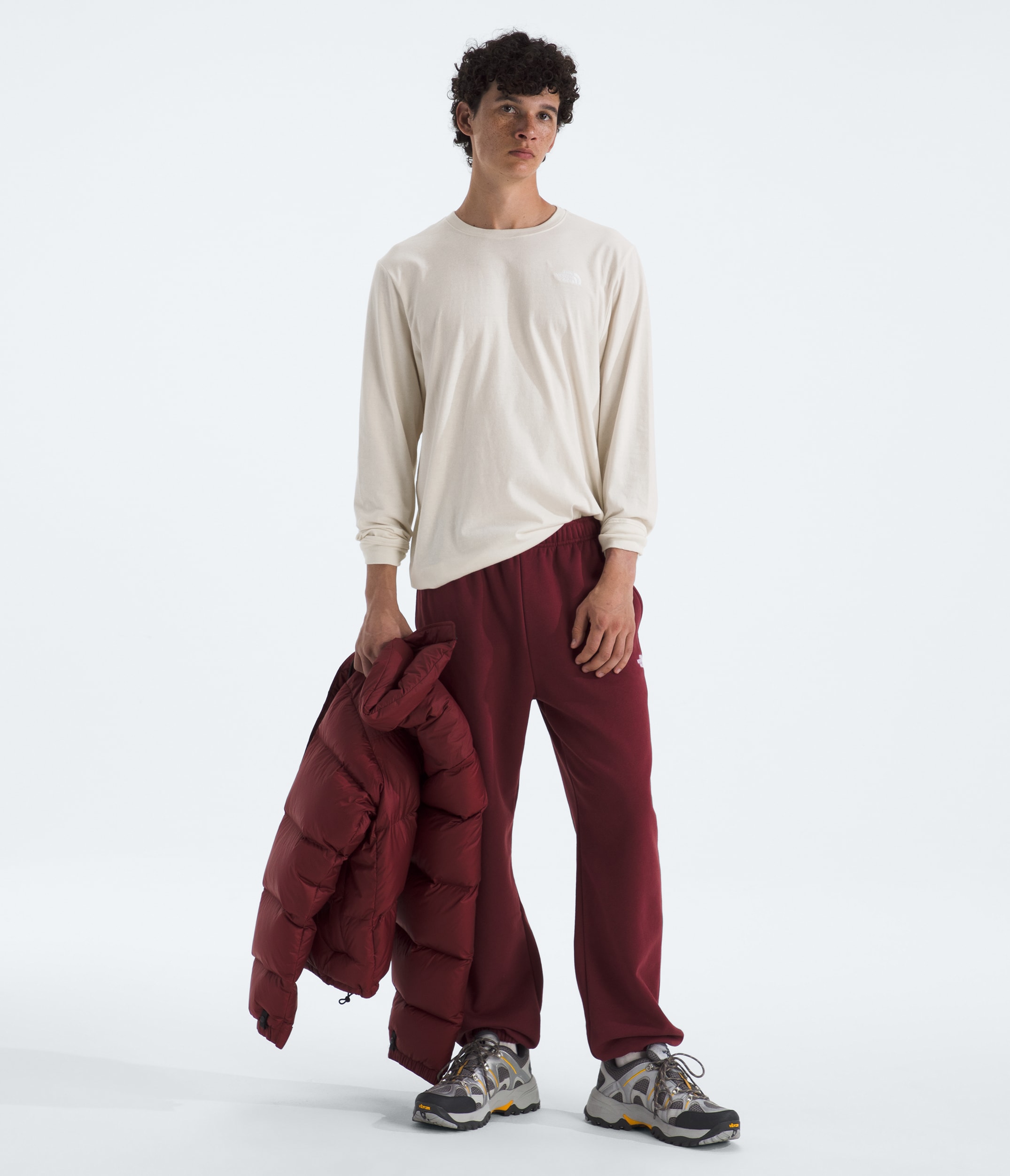 Mens Evolution Simple Dome Regular LongSleeve Tee TNF HERO2