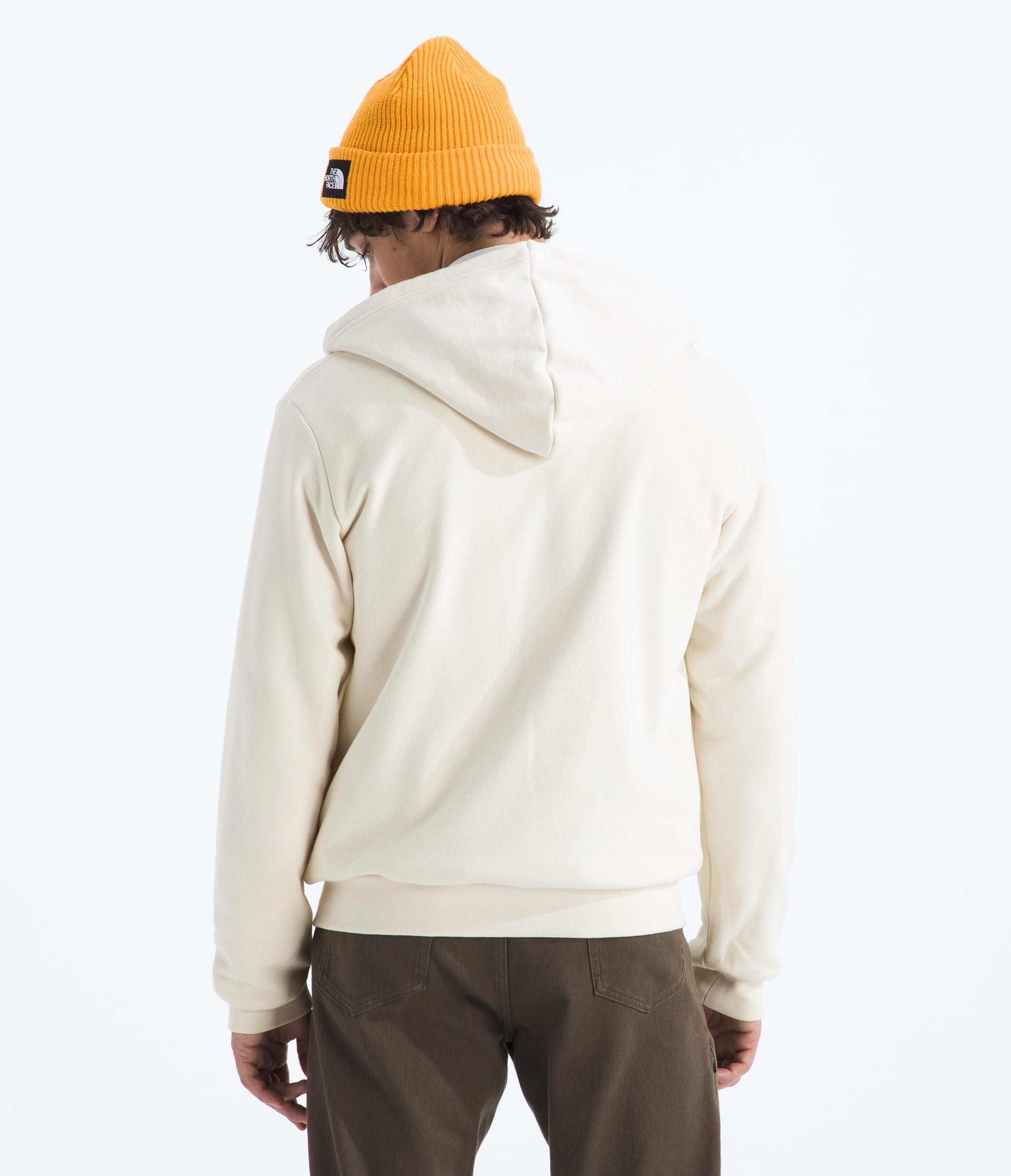 Mens Evolution Simple Dome Regular FullZip Hoodie TNF BACK