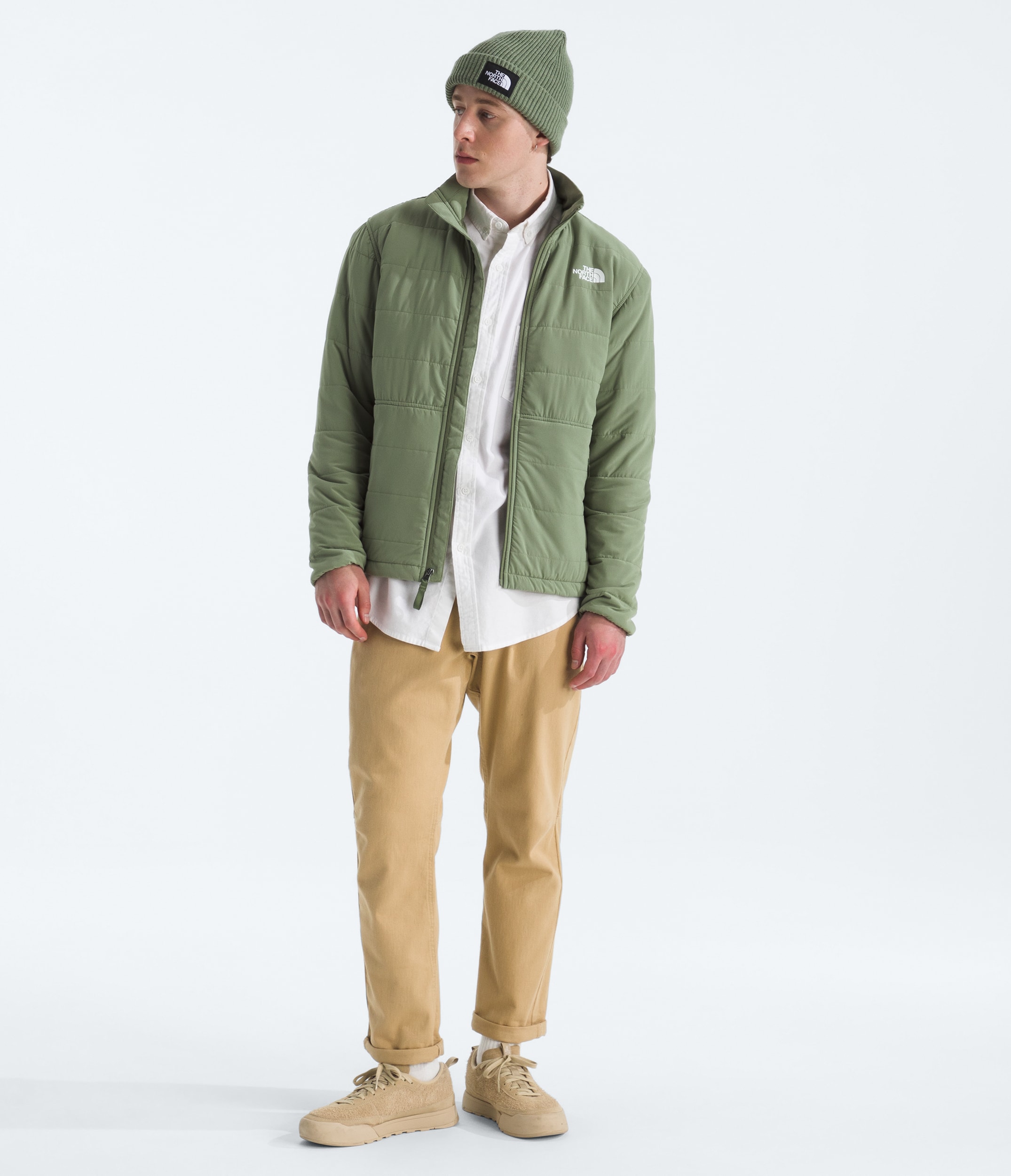 Chandail molletonn  glissire pleine longueur Mountain pour hommes TNF HERO2