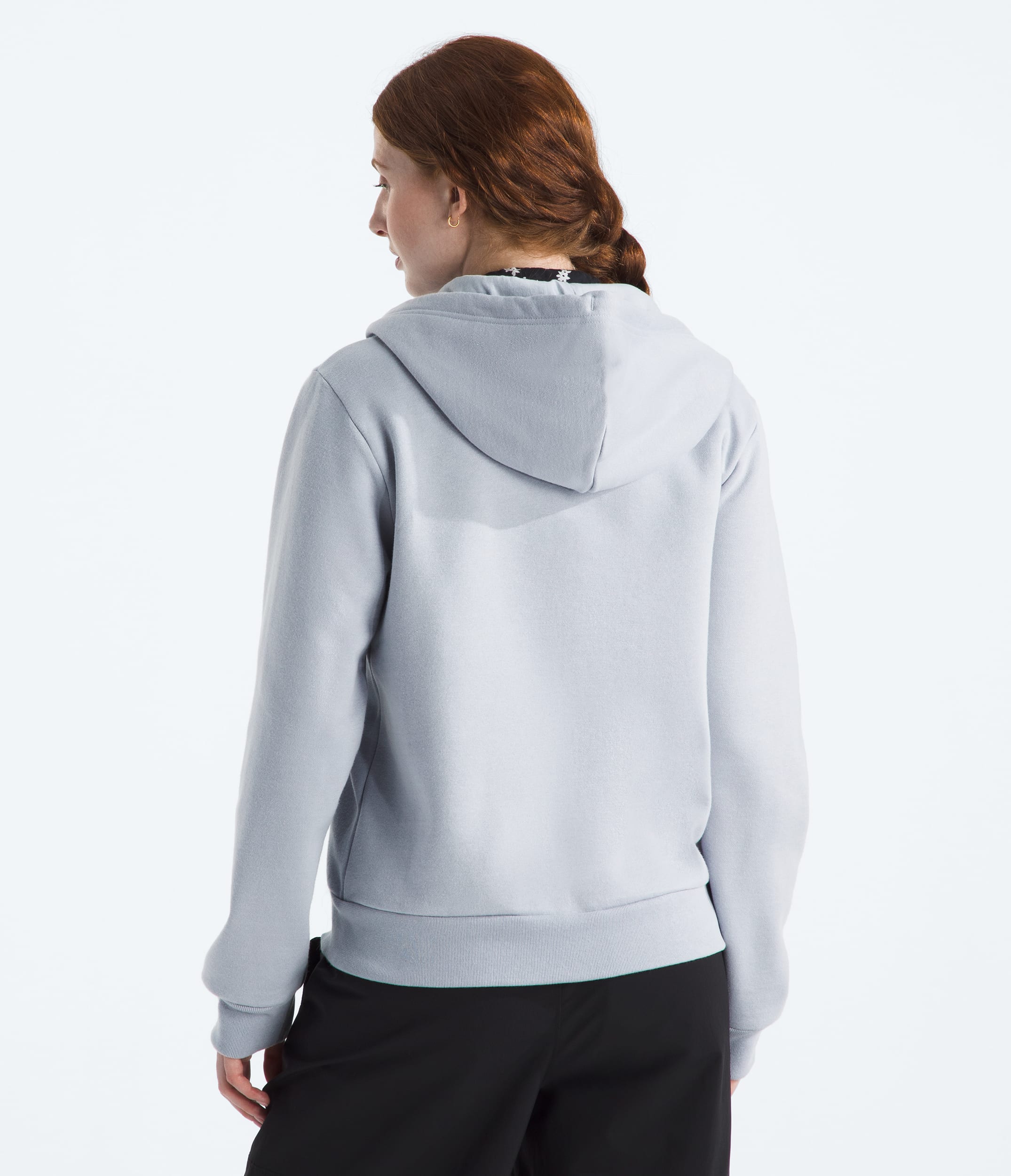 Womens Evolution Simple Dome Regular FullZip Hoodie TNF Blue Flax BACK