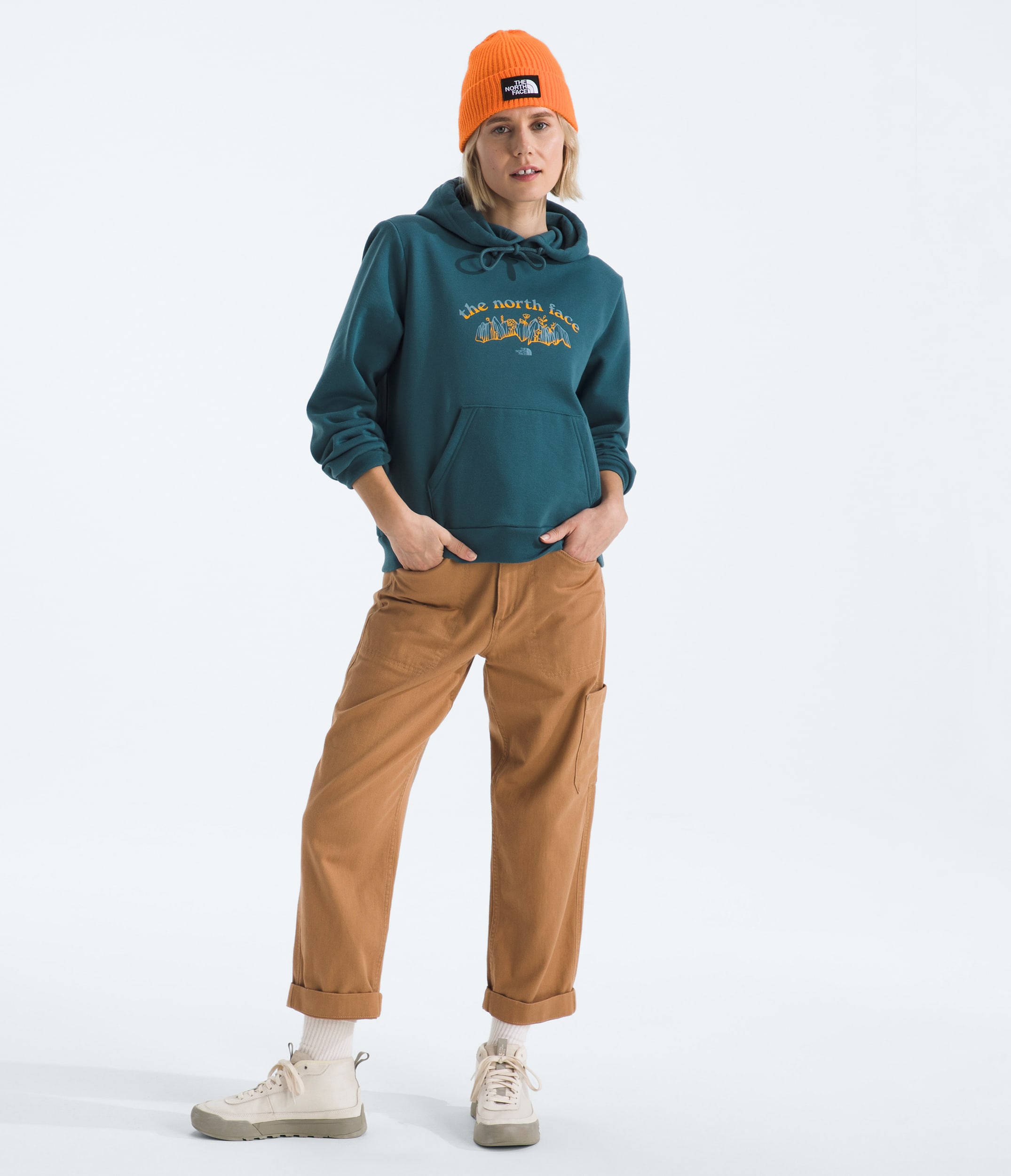 Chandail  capuchon Evolution Retro Growth pour femmes imprim TNF HERO2