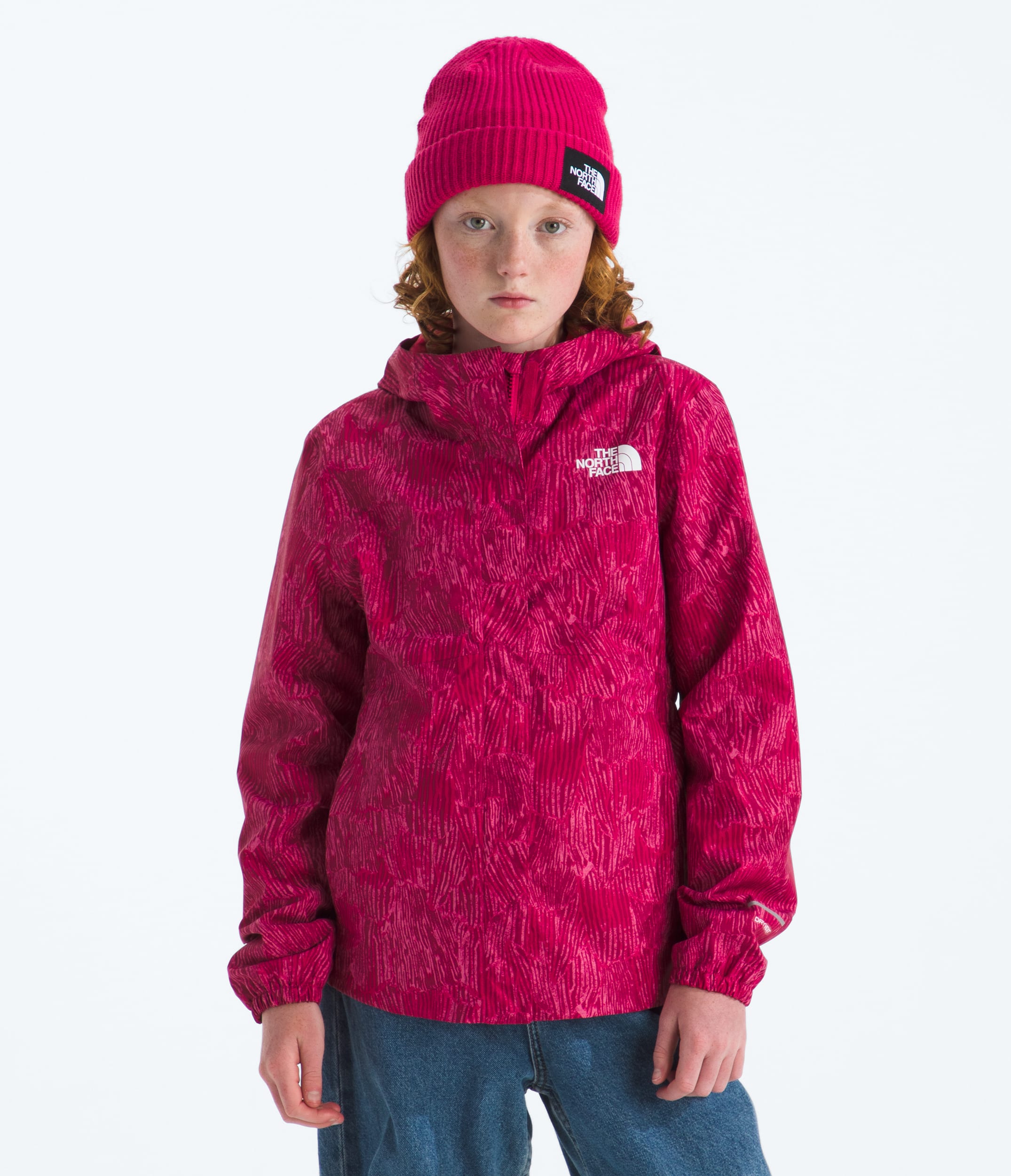 Girls Antora Rain JacketPrint TNF Main