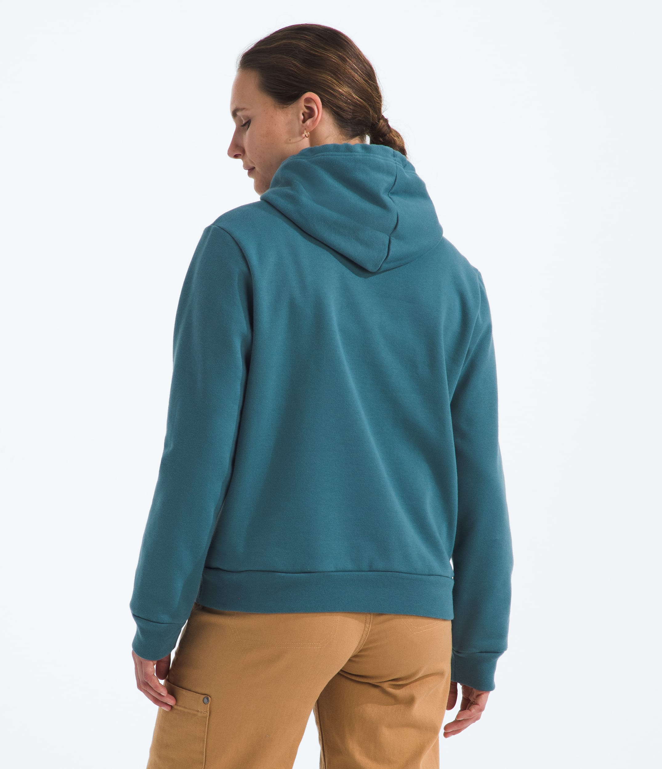 Womens Evolution Edge Of Light Half Dome Hoodie TNF BACK