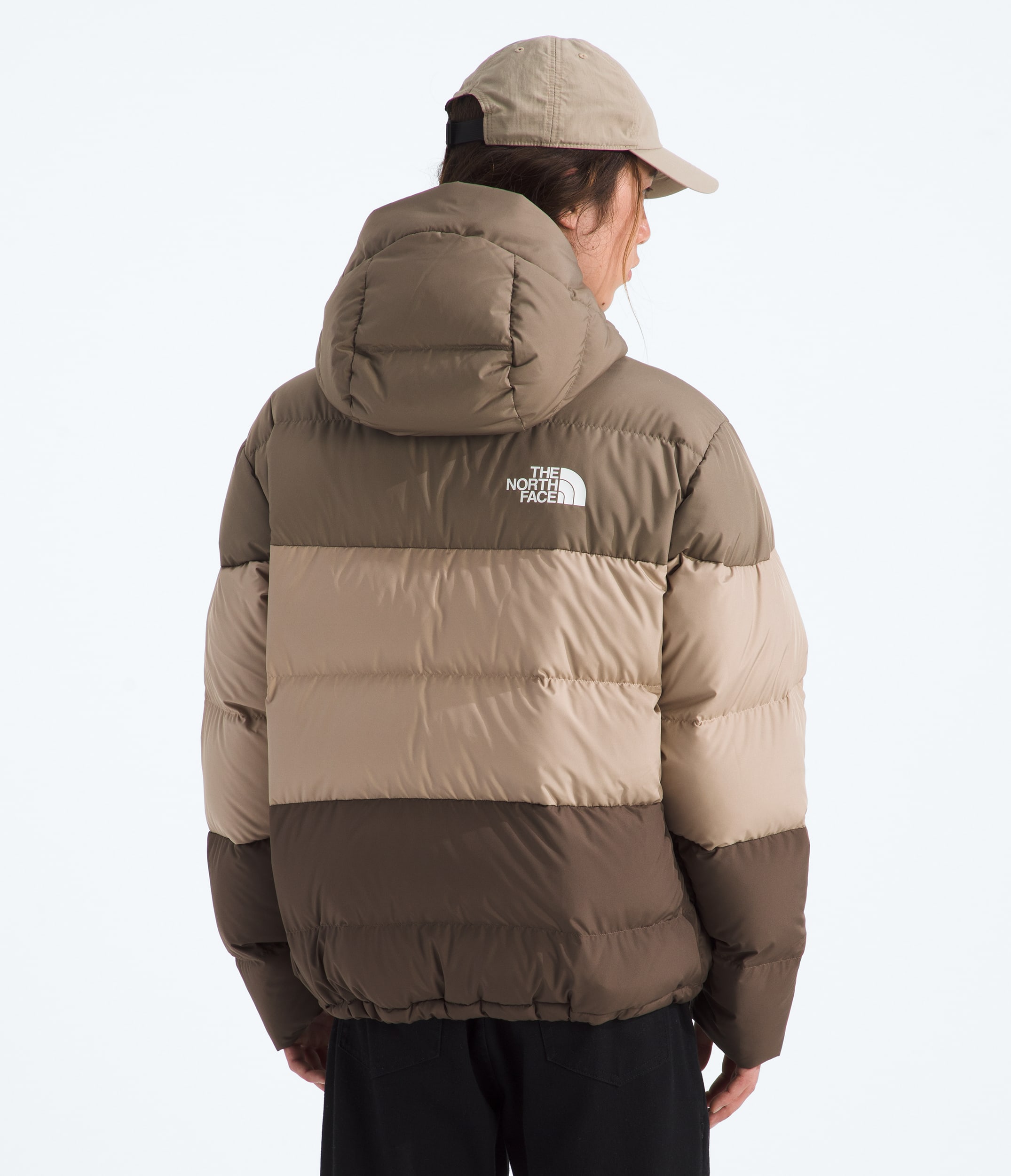 Mens Frost Fall Hooded Jacket TNF BACK