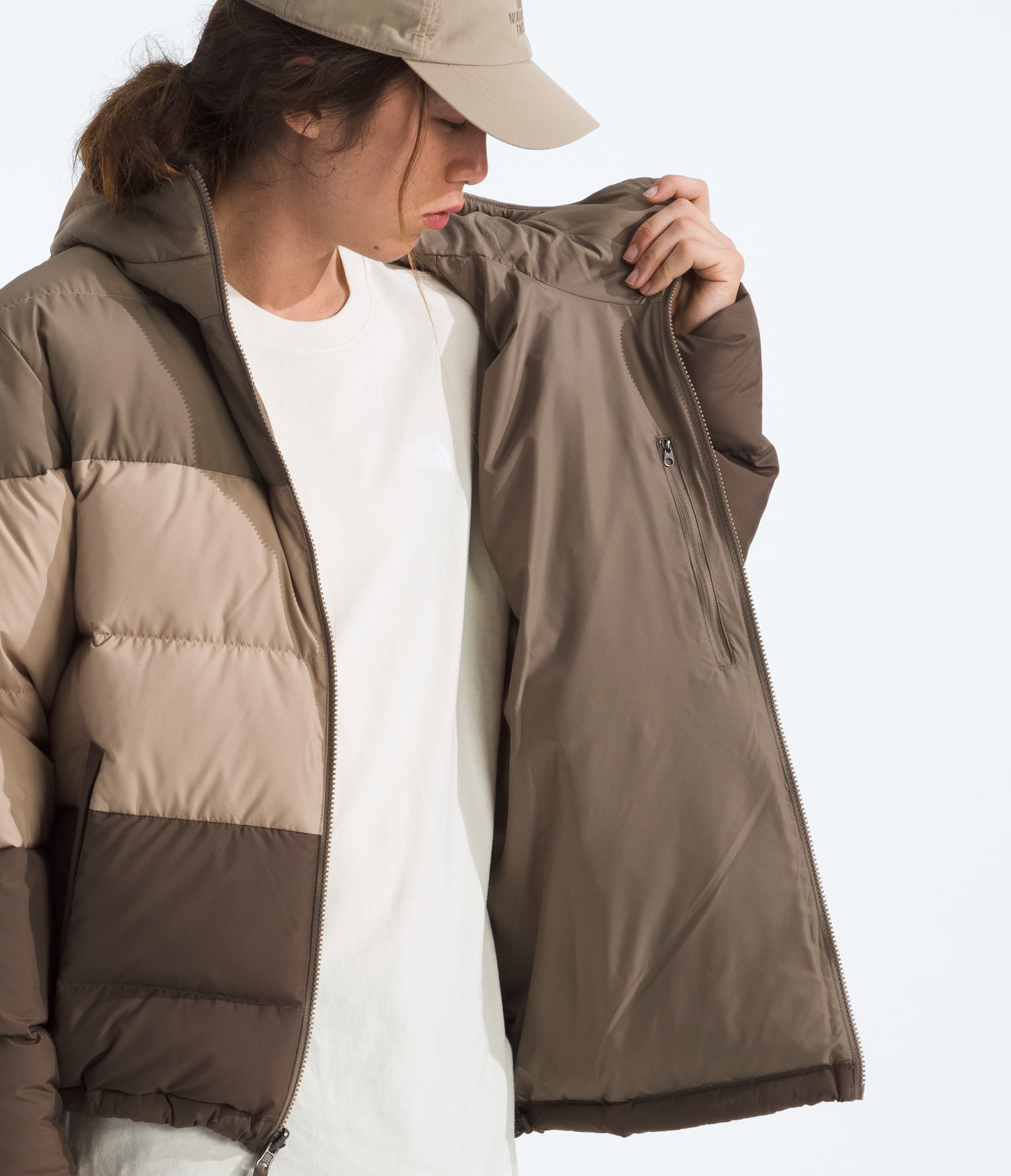 Mens Frost Fall Hooded Jacket TNF MODELINT