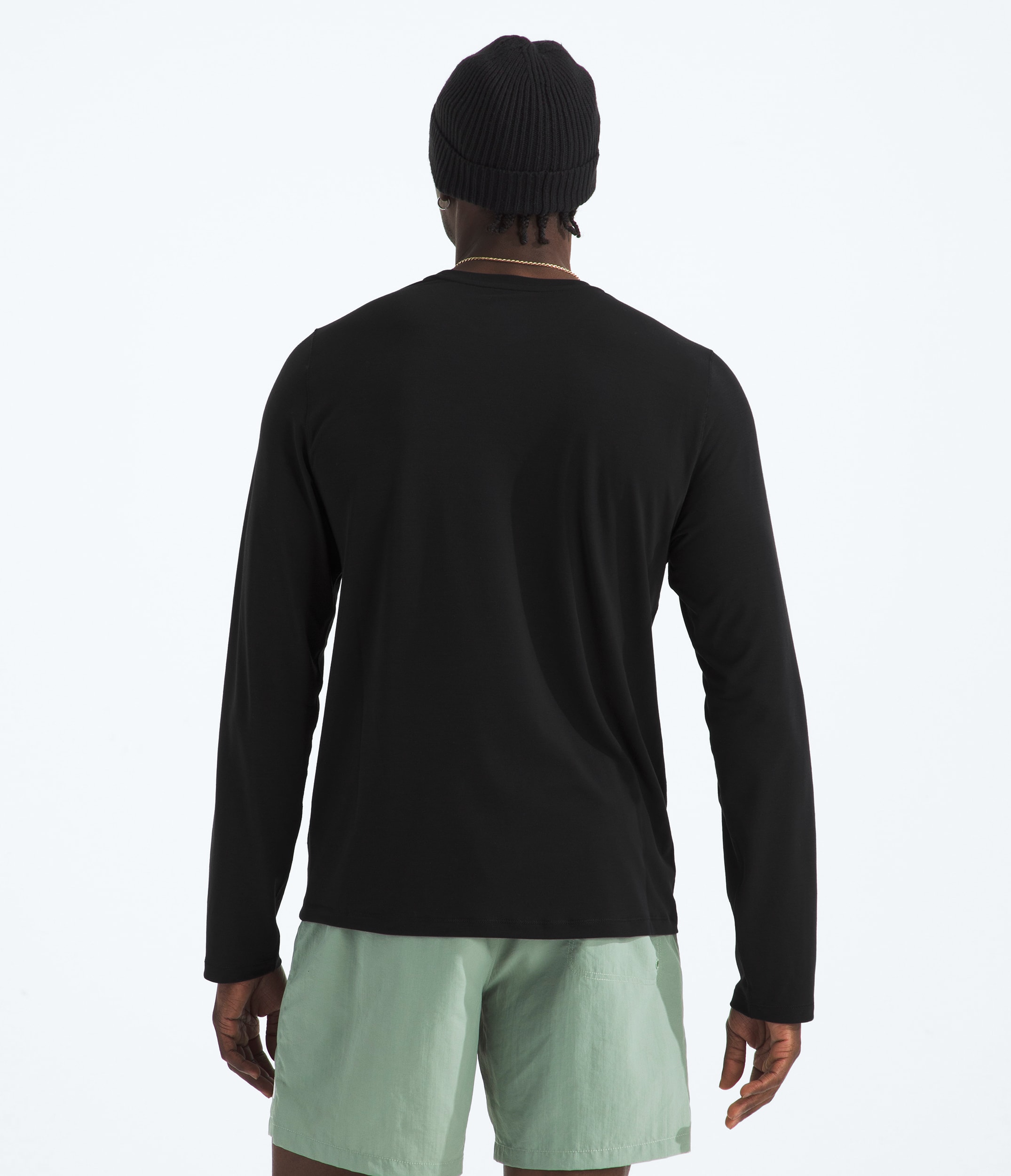 Mens Adventure LongSleeve Tee TNF BACK