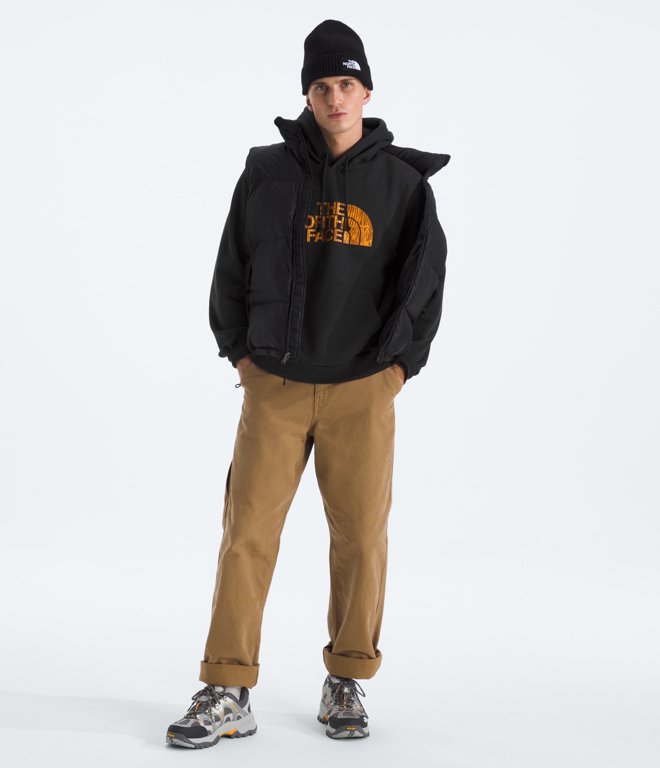 Mens Evolution Regenerative Ink Half Dome Hoodie TNF HERO2