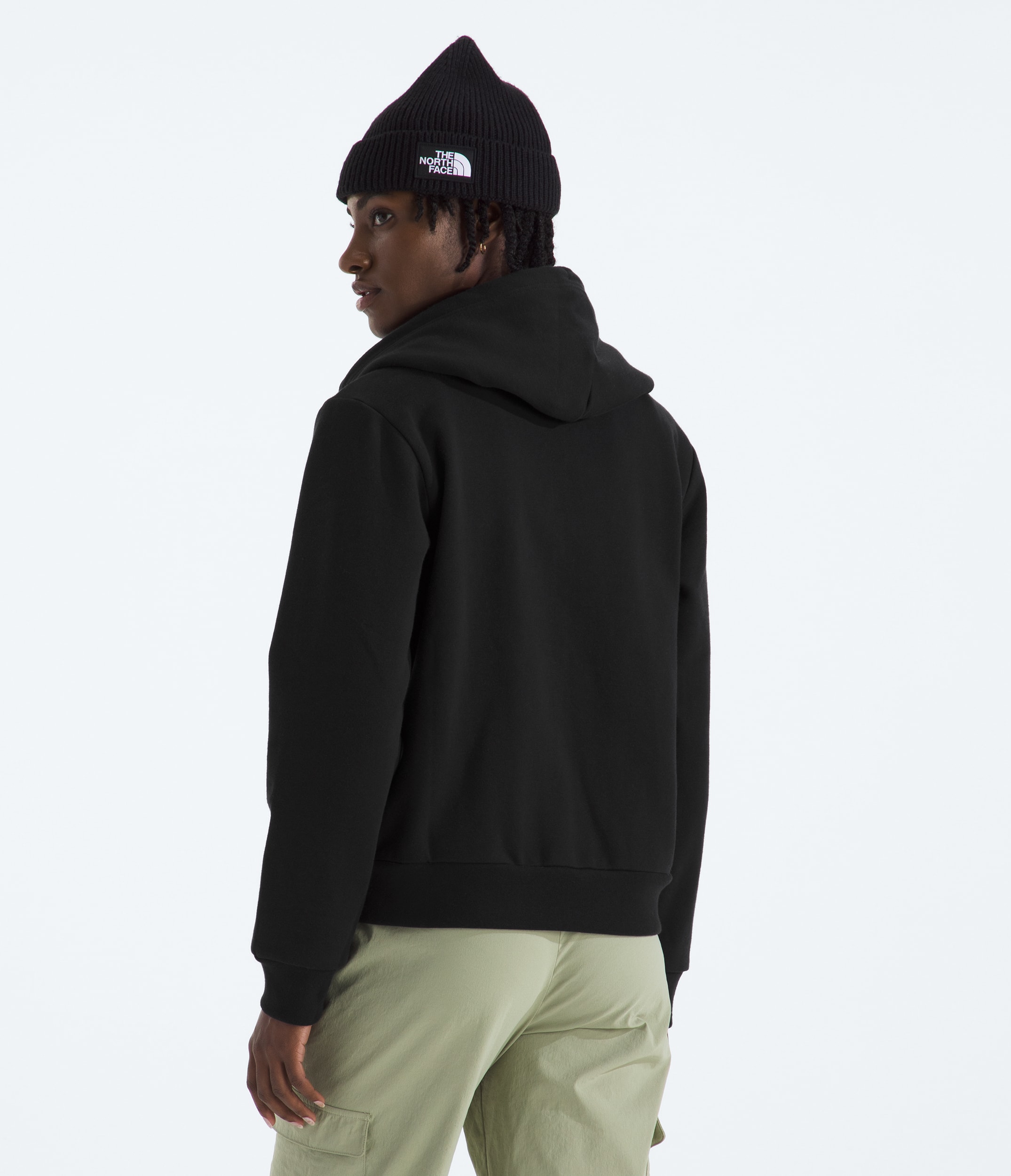 Womens Evolution Simple Dome Regular FullZip Hoodie TNF BACK