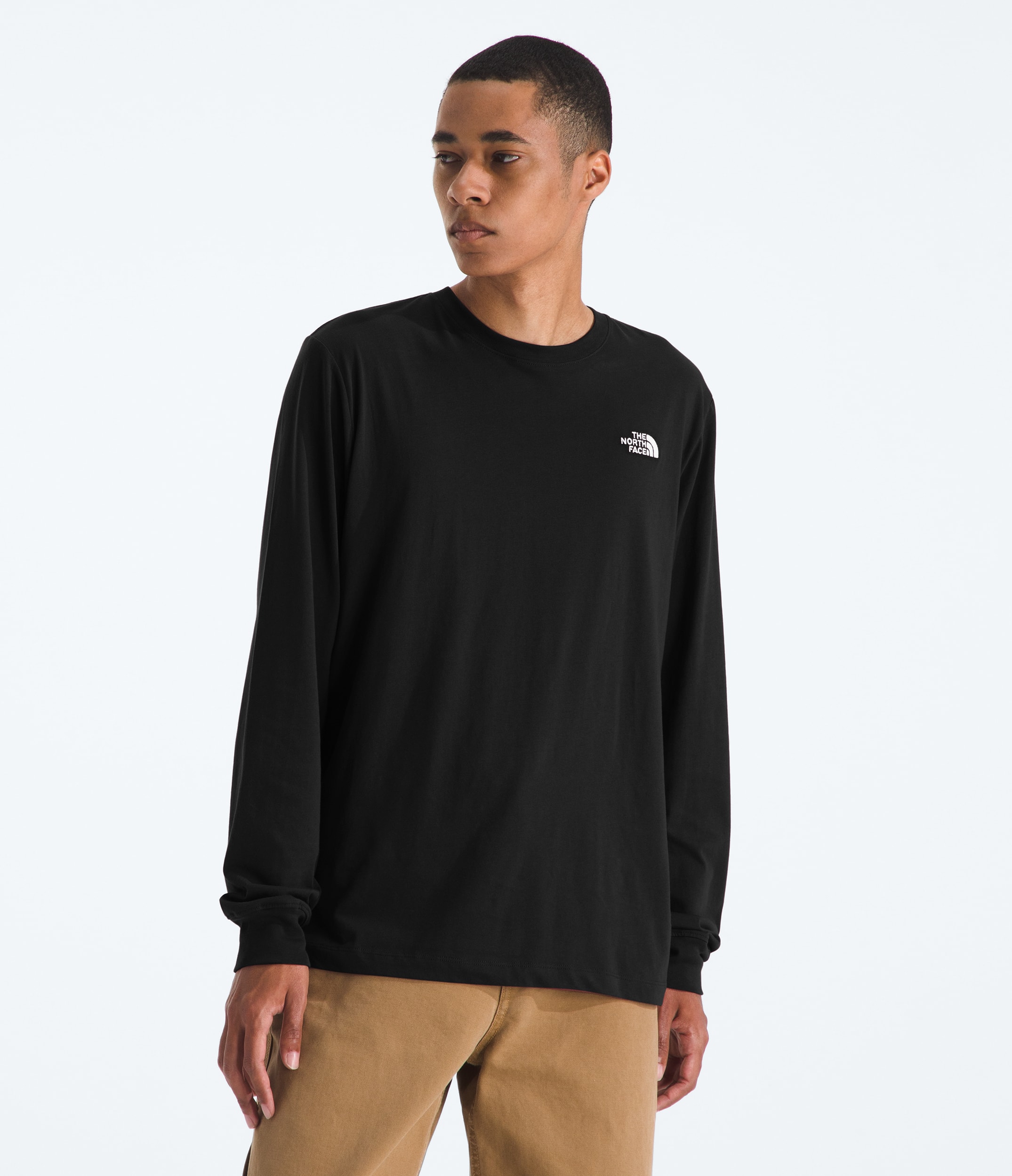 Mens Evolution Simple Dome Regular LongSleeve Tee TNF Main