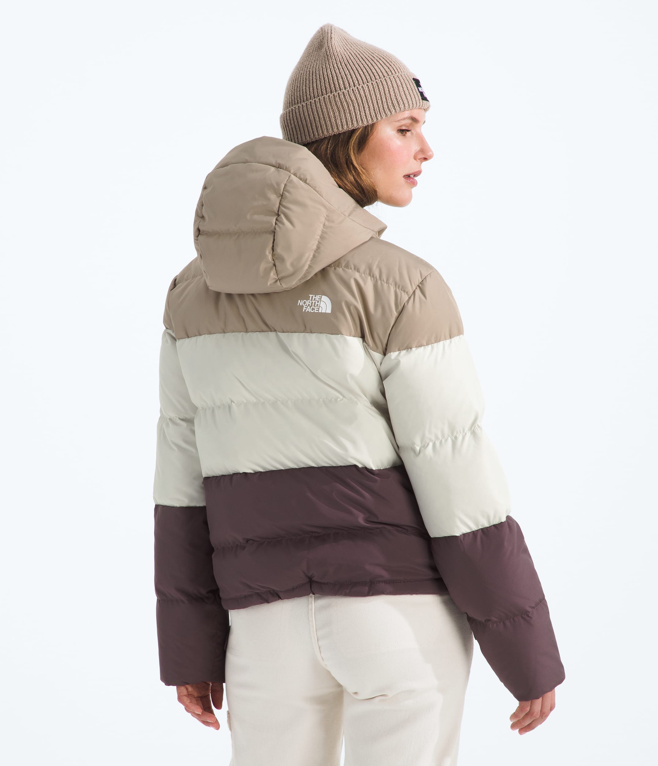 Womens Frost Fall Hooded Jacket TNF BACK
