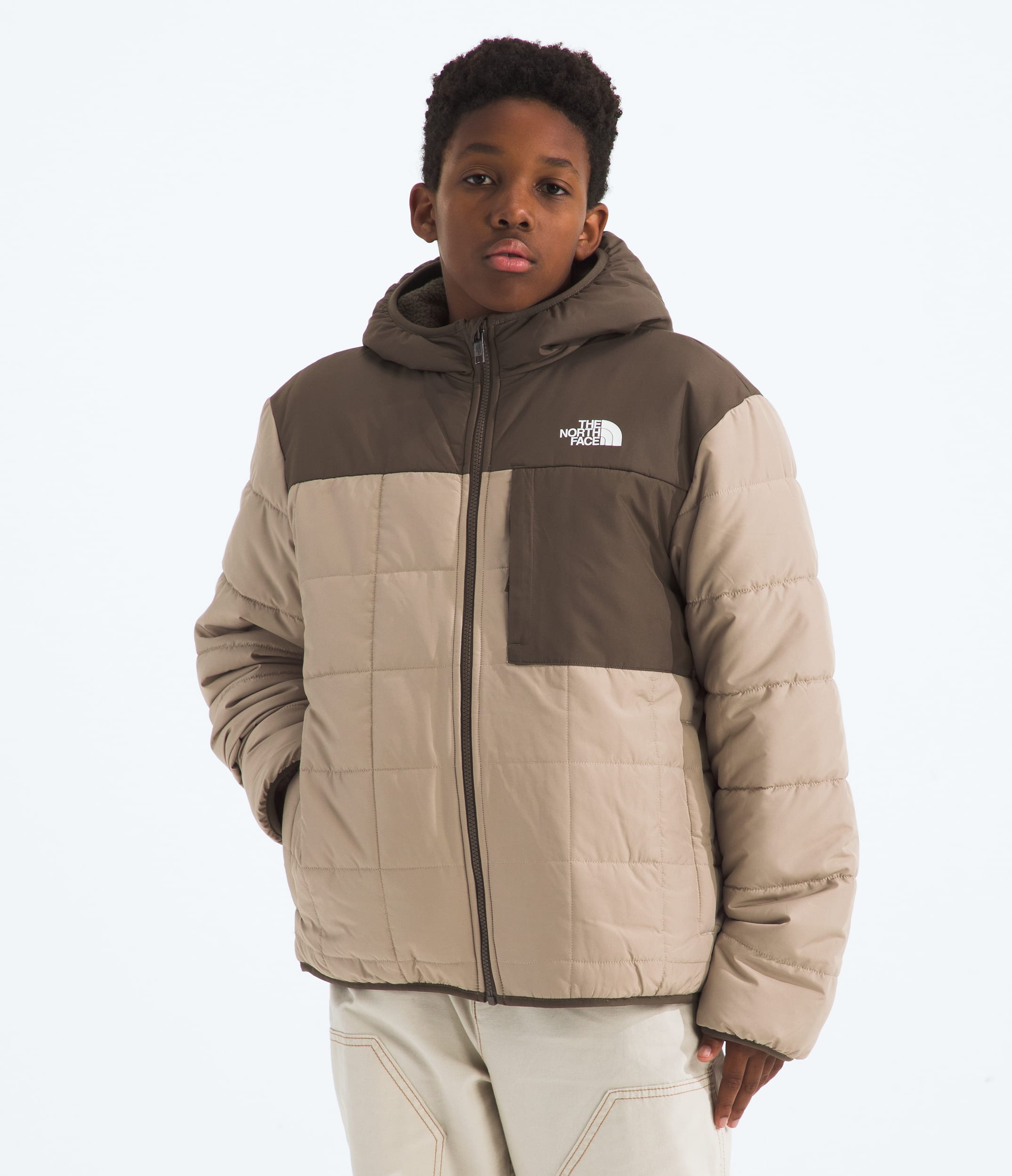 Boys Reversible Shasta FullZip Hooded Jacket TNF Main
