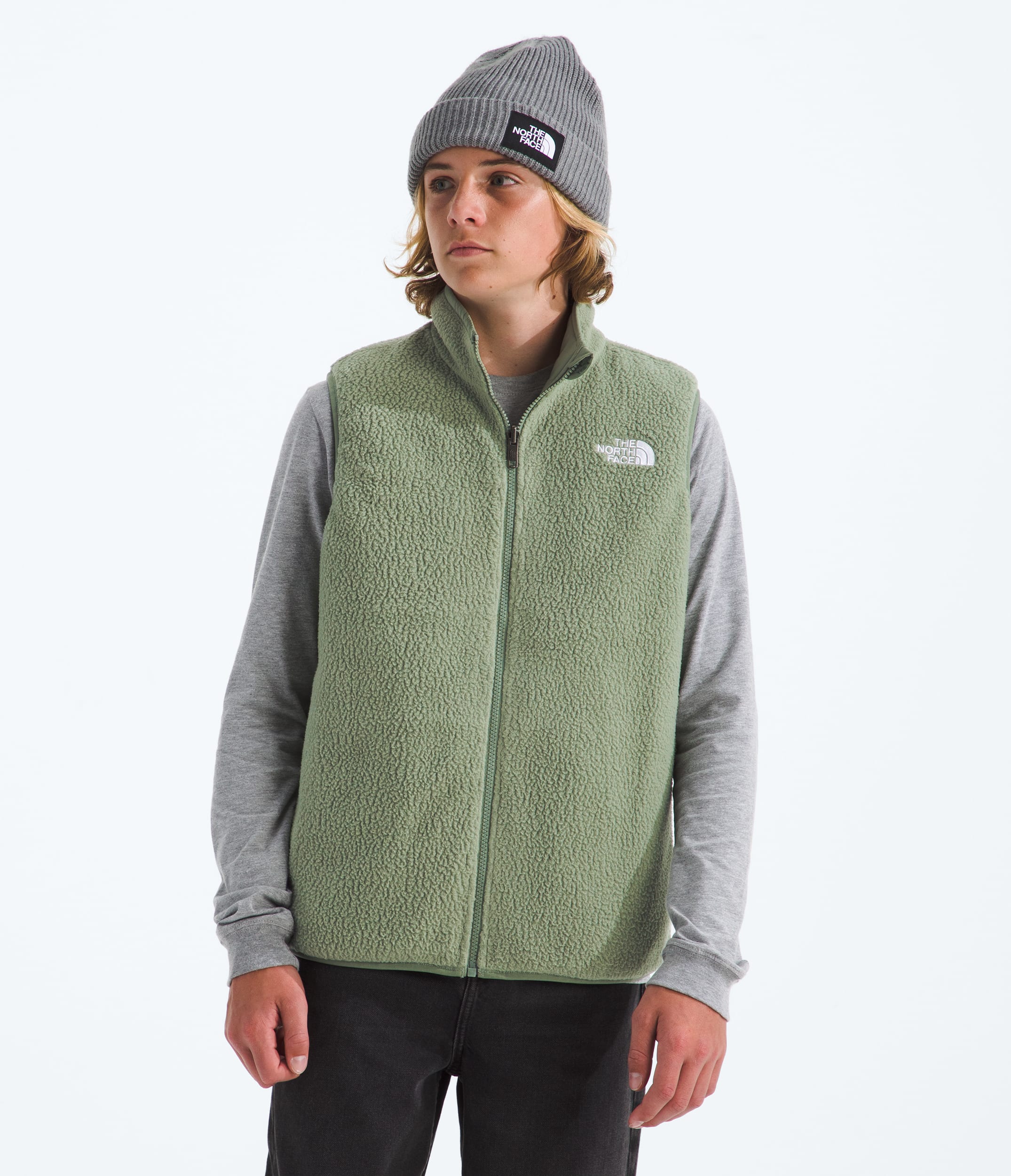 Boys Reversible Shasta Vest TNF ALT1