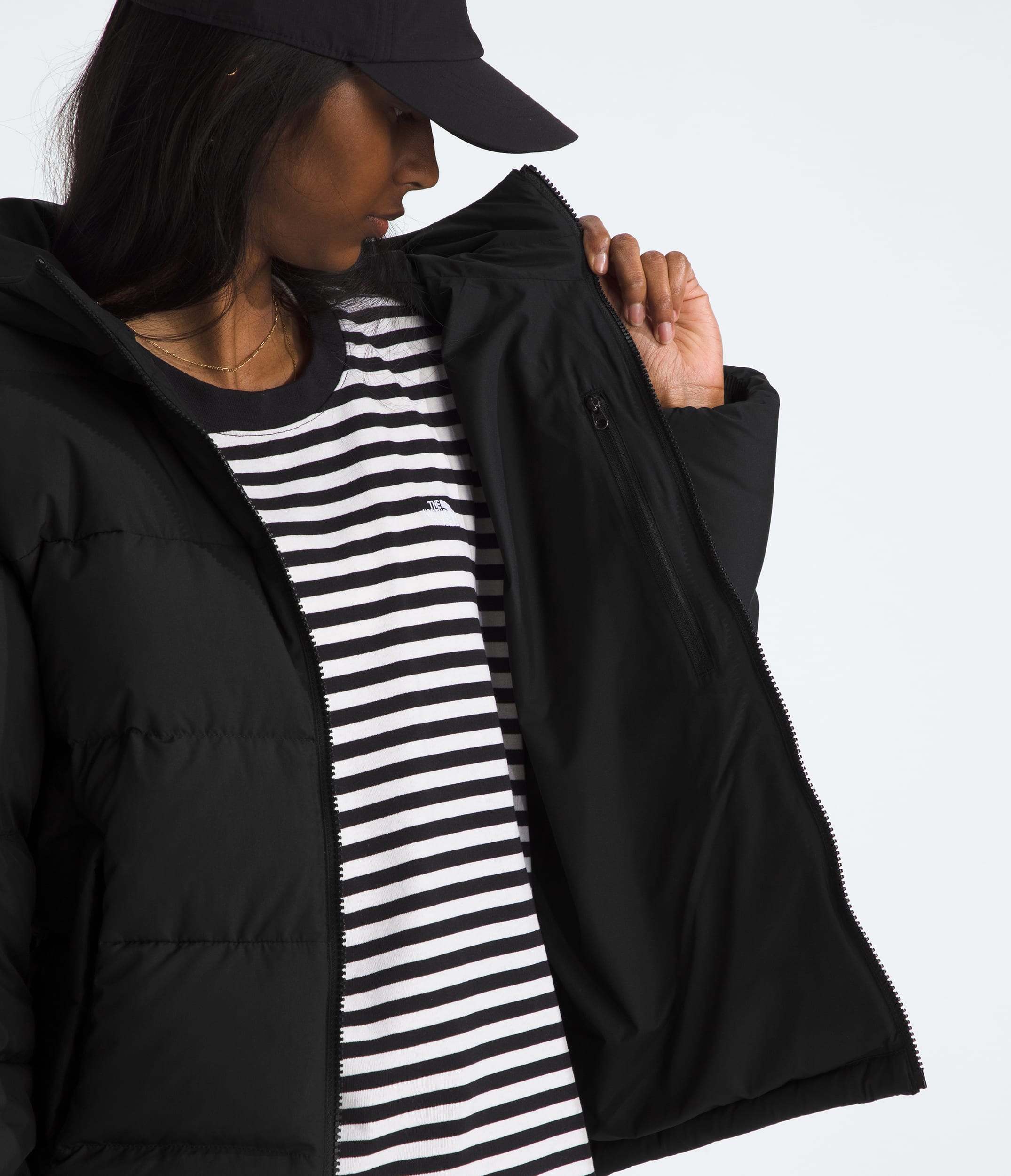 Womens Frost Fall Hooded Jacket TNF MODELINT