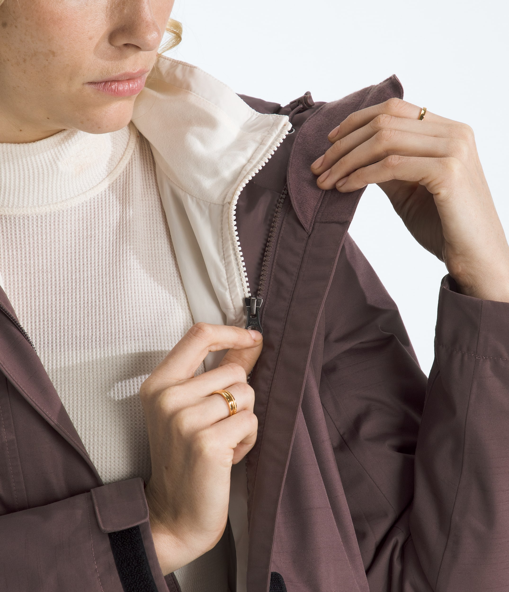 Womens Monarch Triclimate Jacket TNF MODELCLOSE3