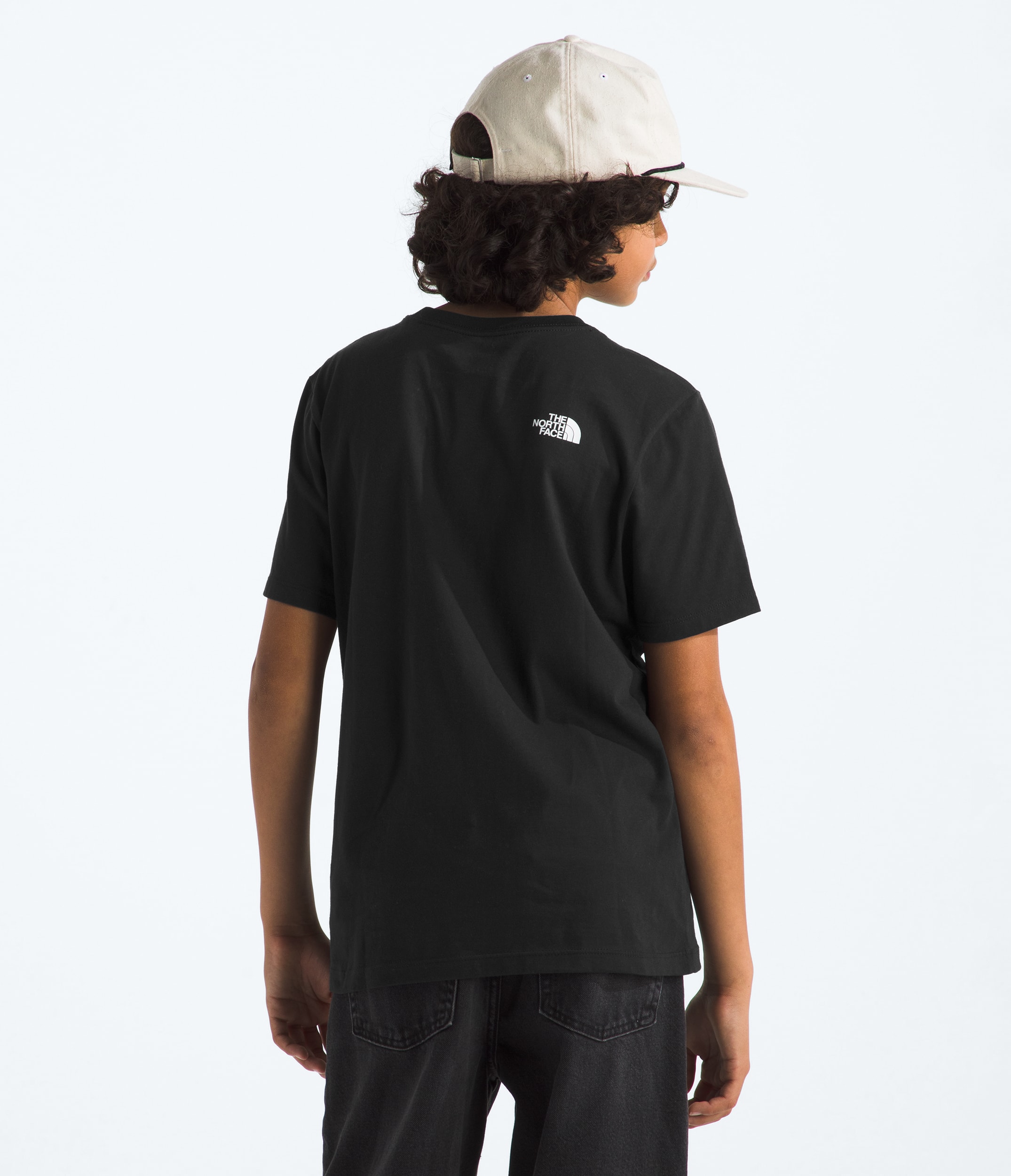 Boys  Girls Evolution Half Dome ShortSleeve Tee TNF BACK