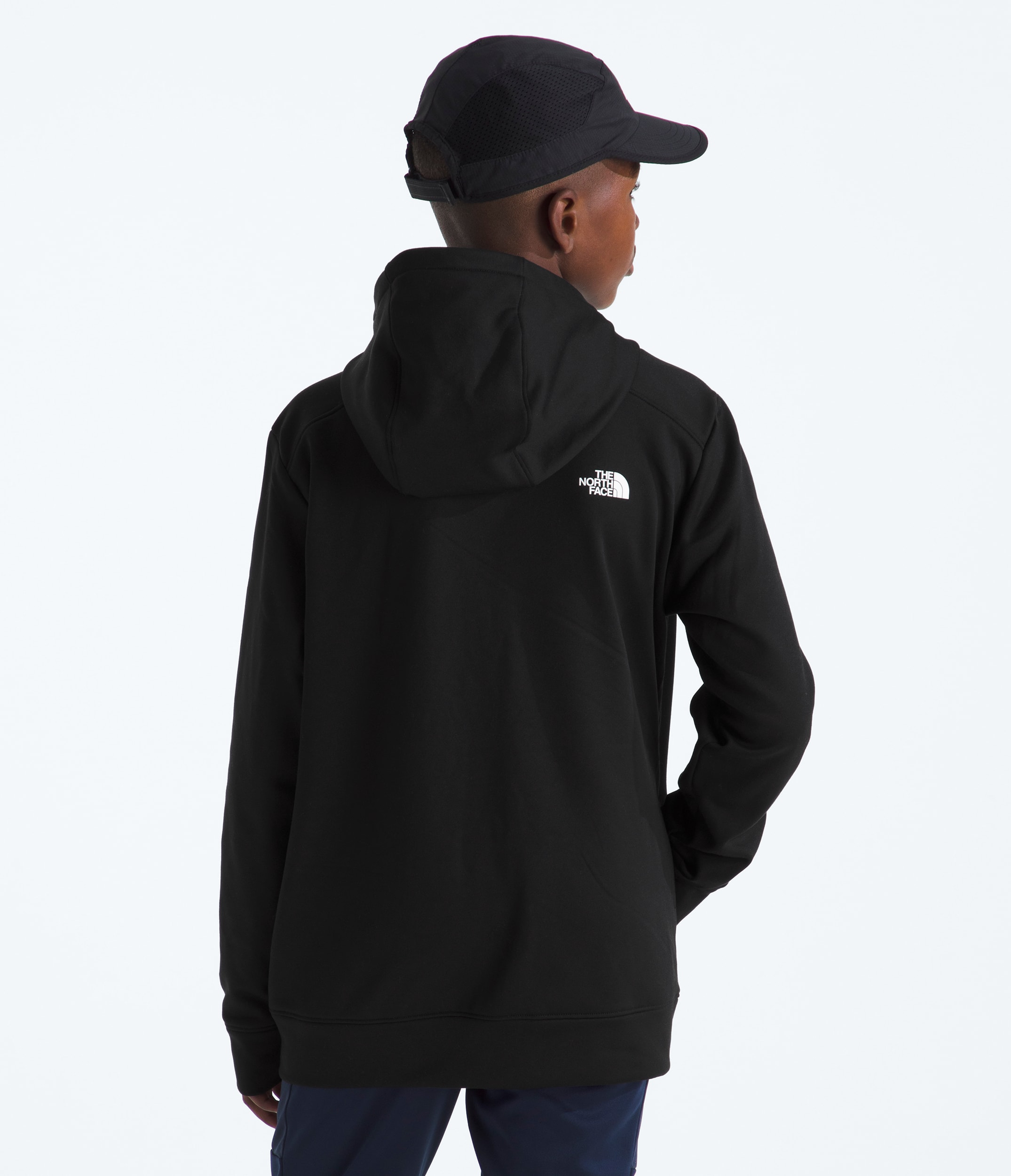 Boys  Girls TNF Performance Fleece FullZip Hooded Jacket TNF BACK