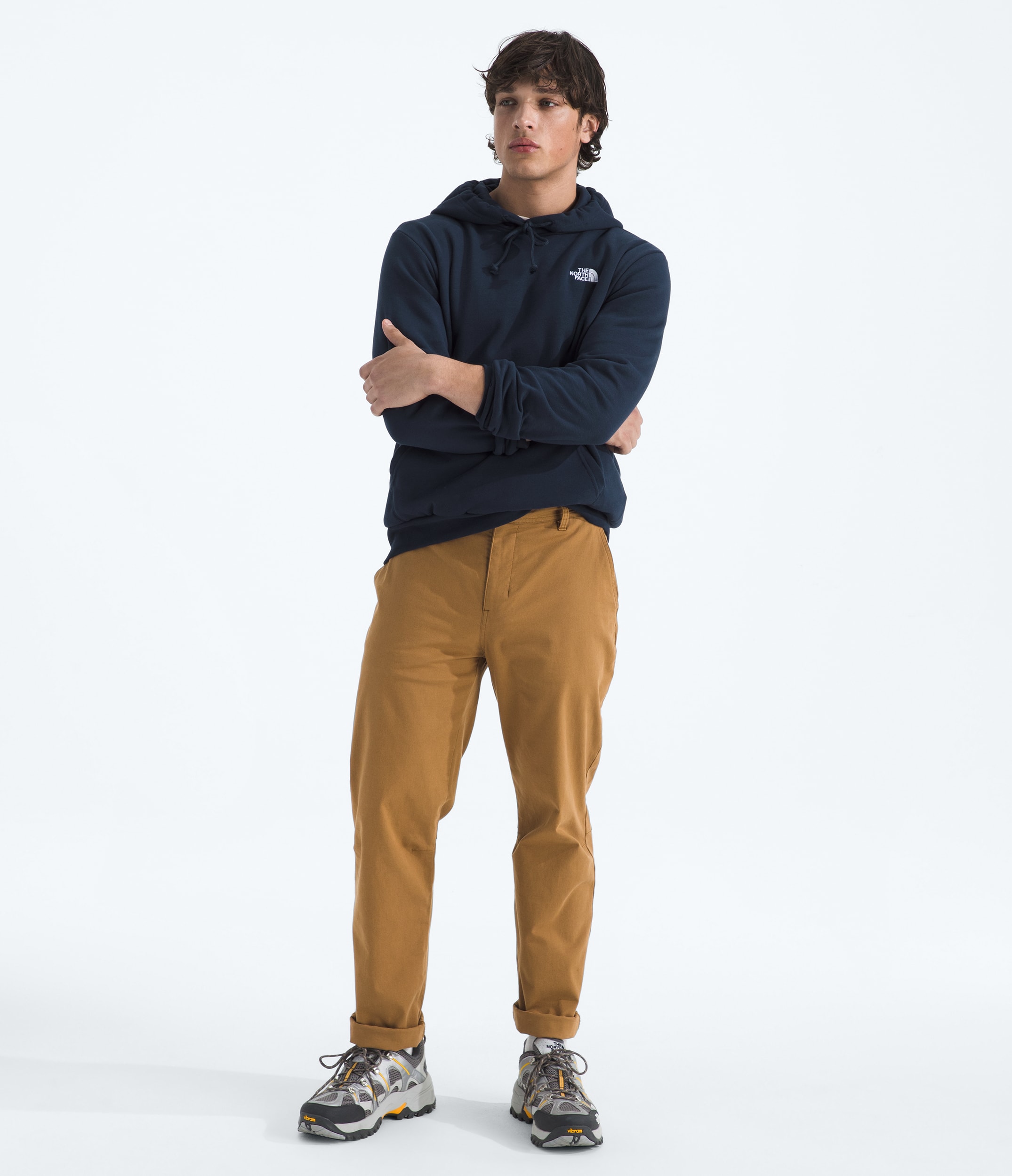 Mens Evolution Simple Dome Regular Hoodie TNF Summit Navy HERO2