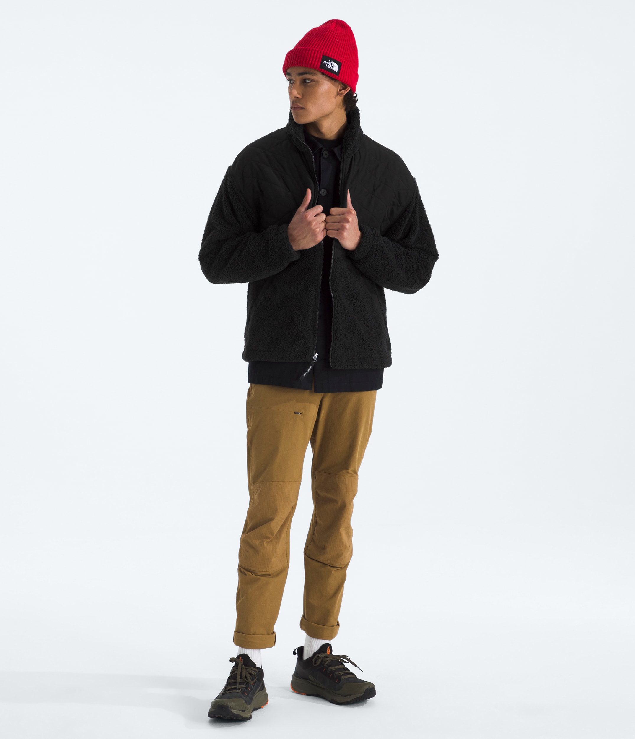 Mens Cabin Fleece FullZip TNF HERO2