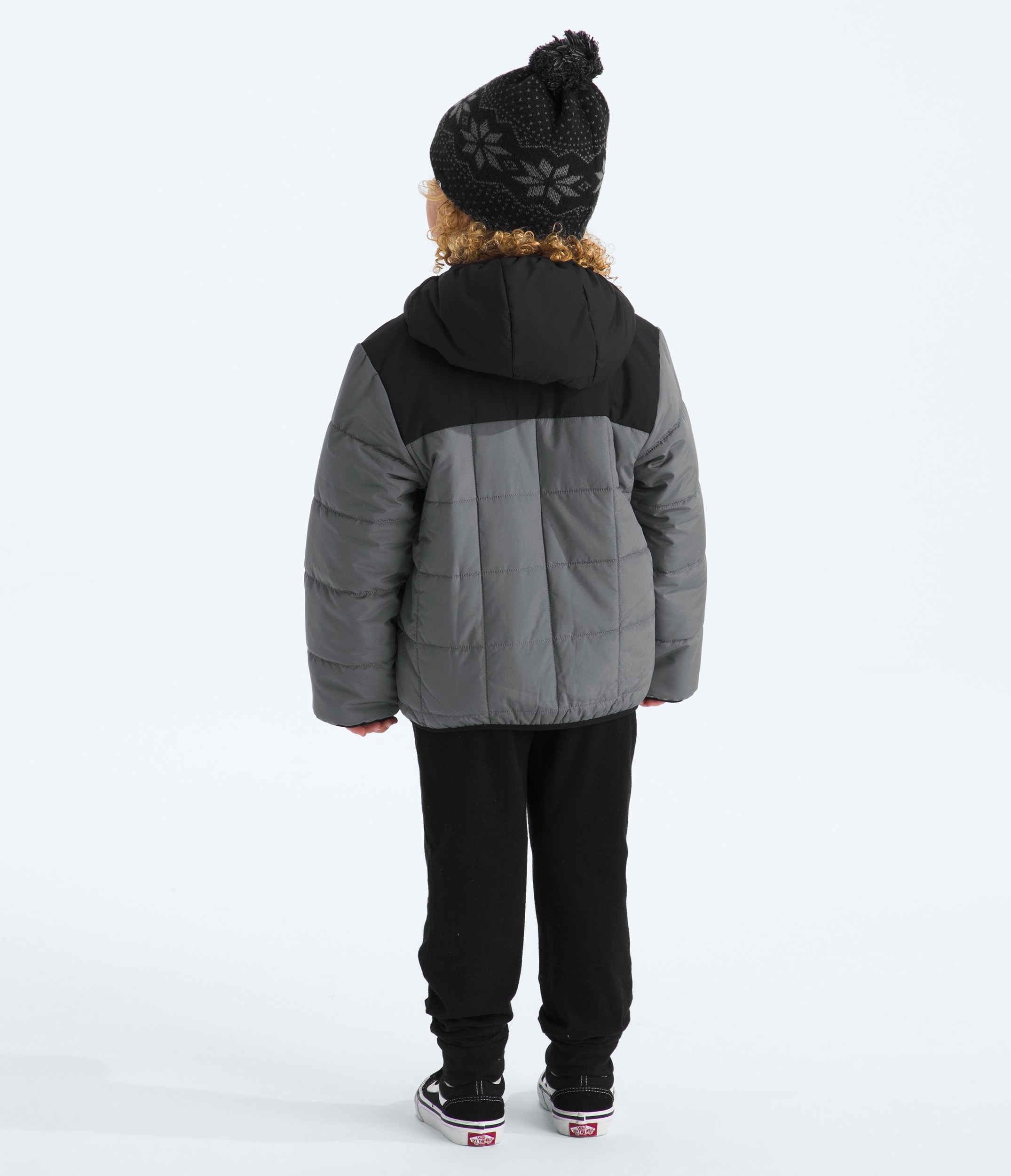 Kids Boys Reversible Shasta FullZip Hooded Jacket TNF BACK