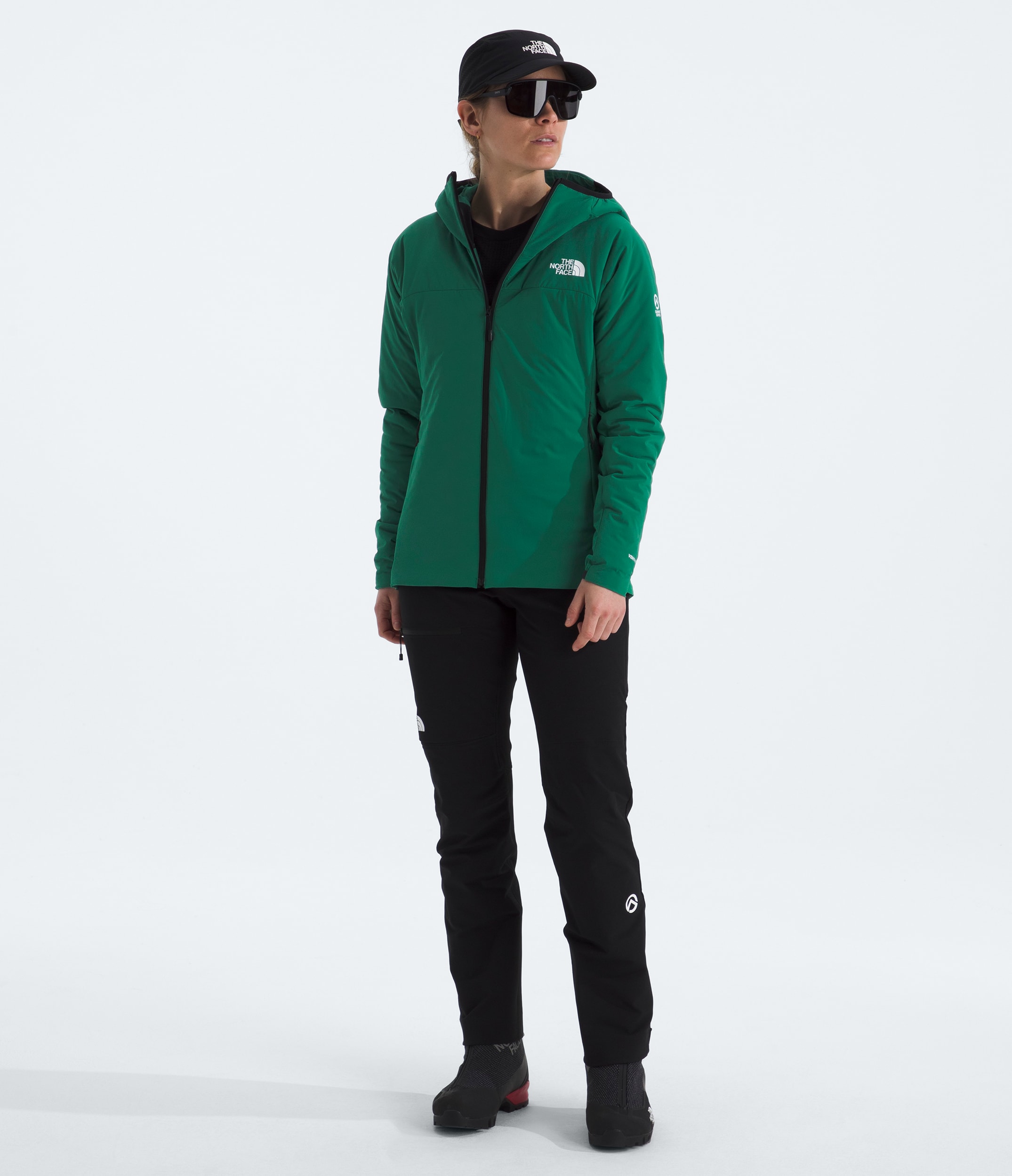 Womens Summit Series Casaval Hybrid Hoodie TNF HERO2