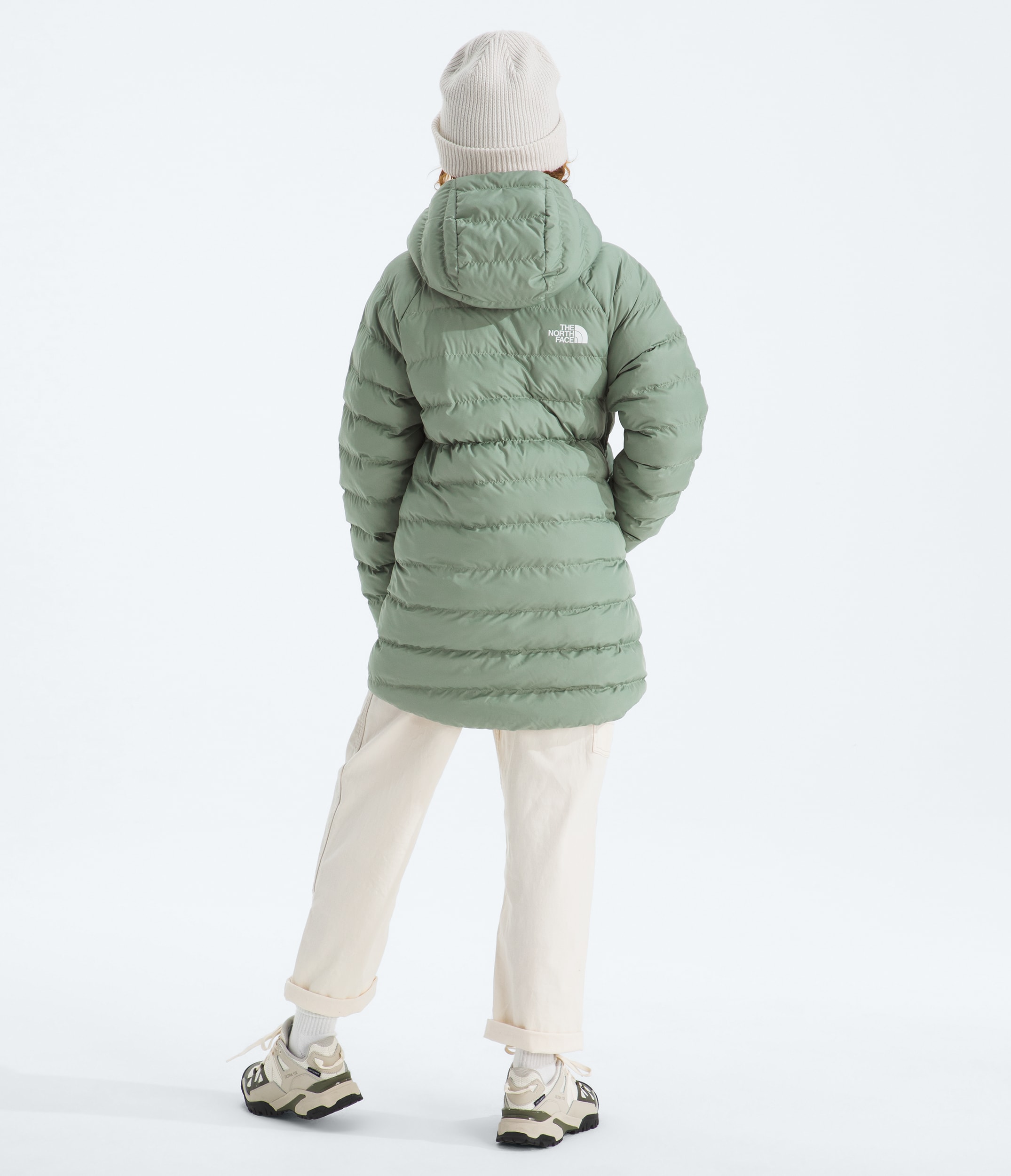 Girls Reversible Perrito Parka TNF BACK