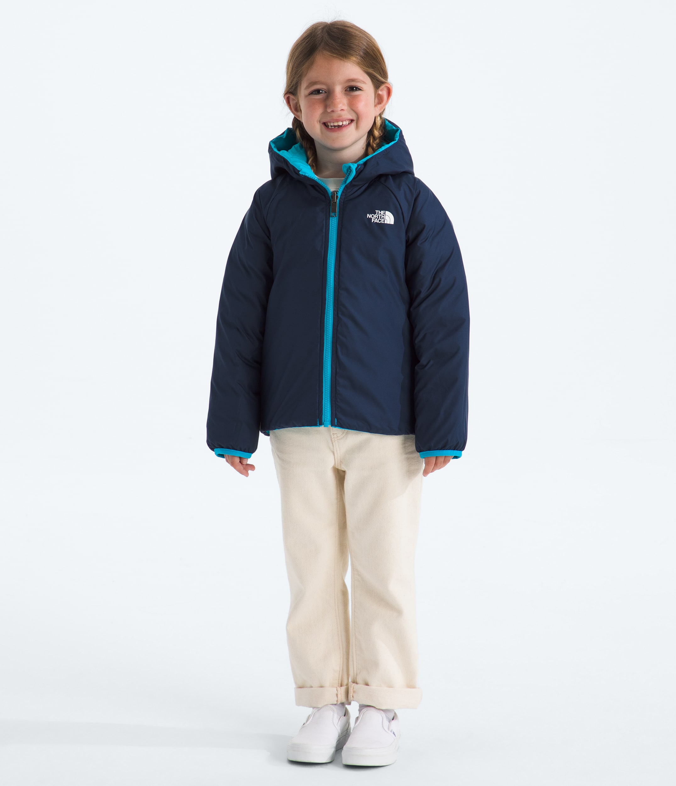 Kids Reversible Perrito Hooded Jacket TNF HEROREV