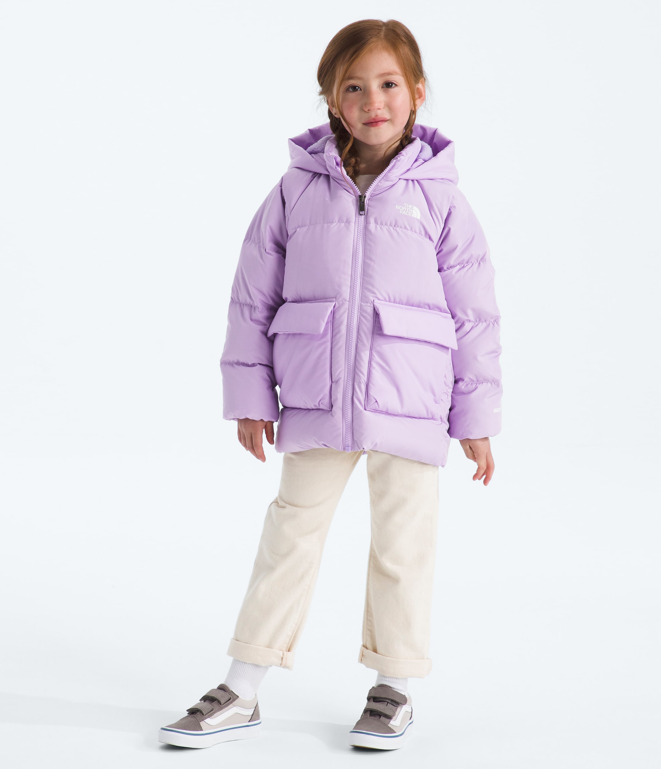 Kids North Down FleeceLined Parka TNF HERO2