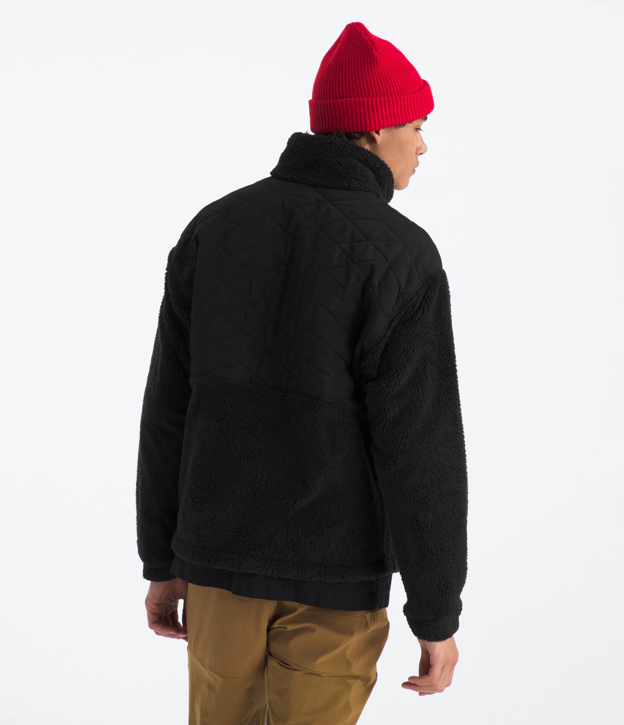 Mens Cabin Fleece FullZip TNF BACK